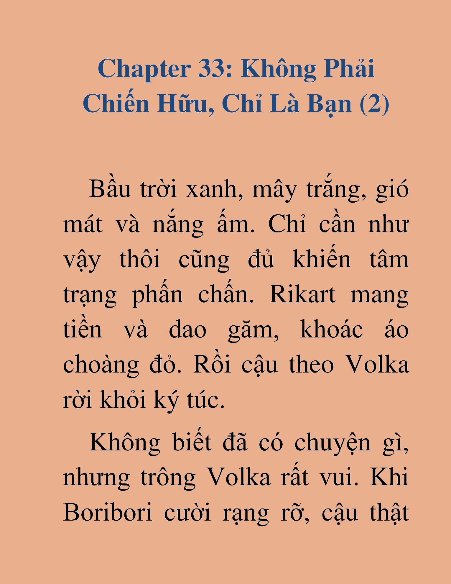 Đọc truyện HAT[NOVEL] Khúc Ca Của Dũng Giả - Chap 33