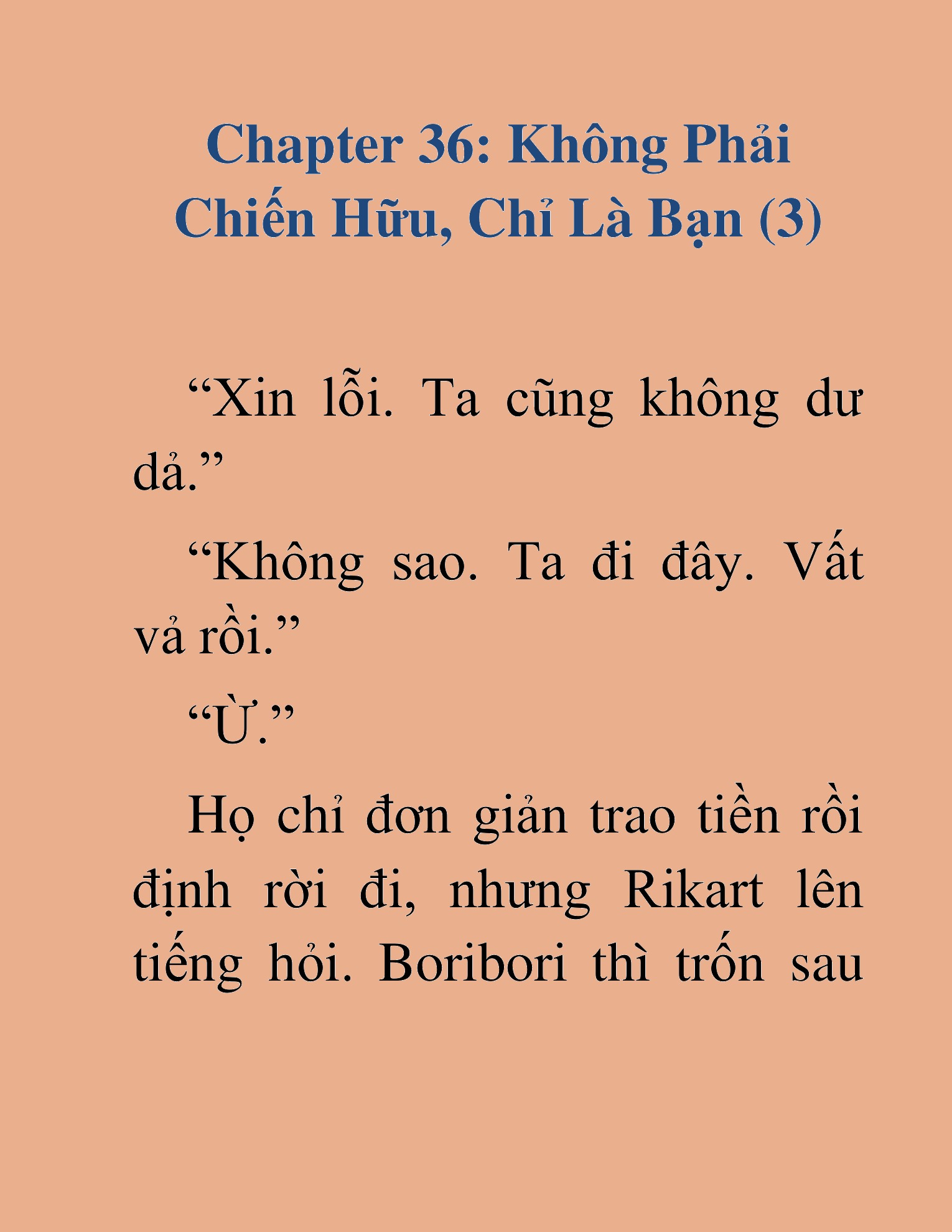 Đọc truyện HAT[NOVEL] Khúc Ca Của Dũng Giả - Chap 36