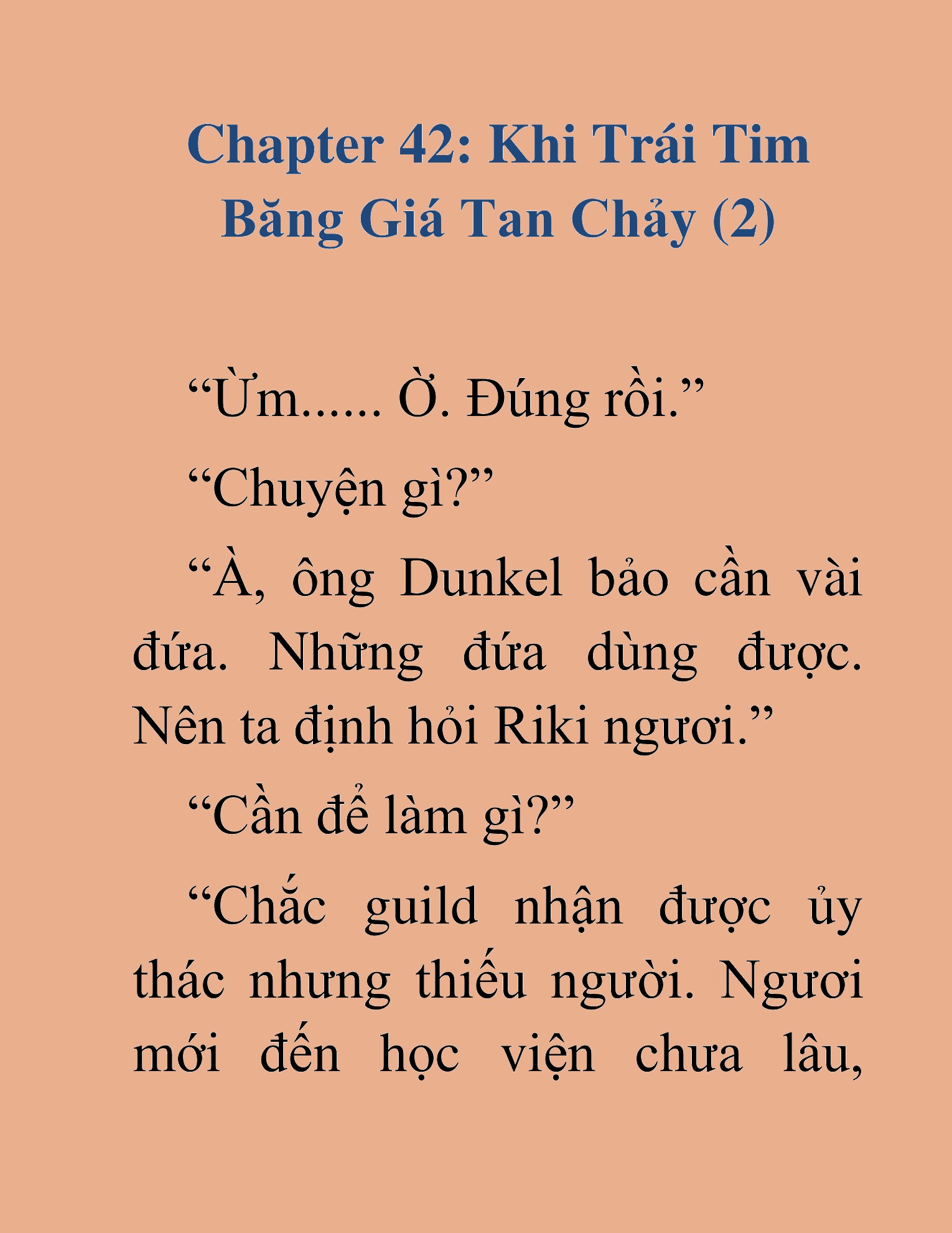 Đọc truyện HAT[NOVEL] Khúc Ca Của Dũng Giả - Chap 42