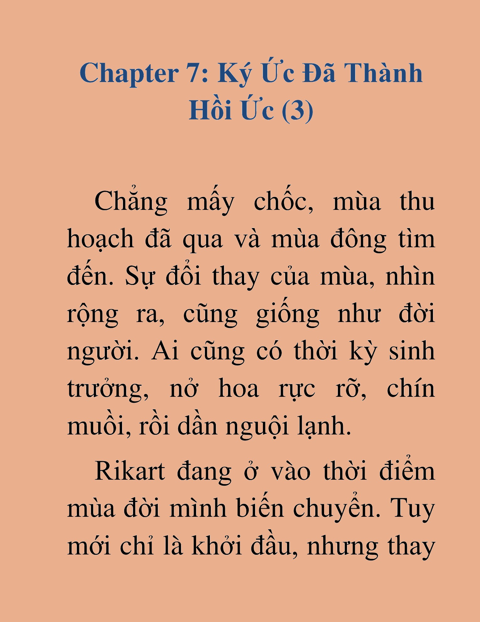 Đọc truyện HAT[NOVEL] Khúc Ca Của Dũng Giả - Chap 7