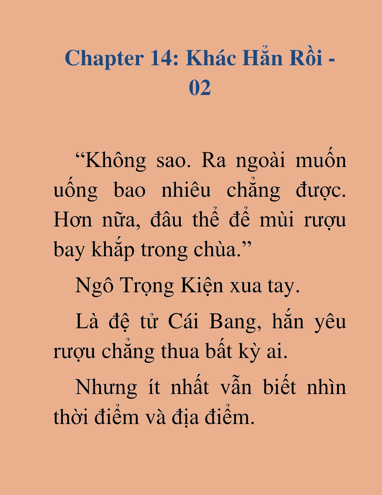 Đọc truyện HAT[NOVEL] Kiếm Thần Tái Xuất - Chap 14