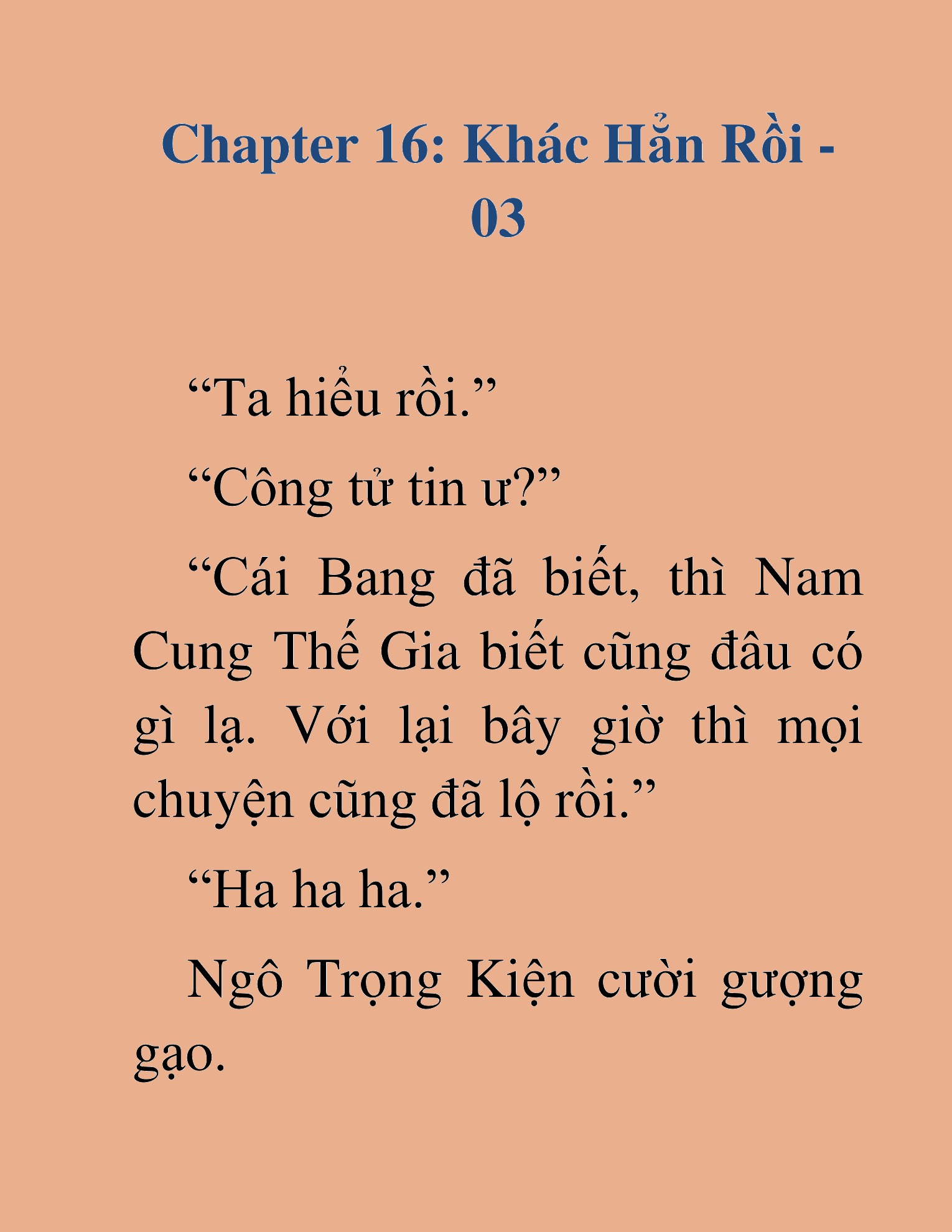 Đọc truyện HAT[NOVEL] Kiếm Thần Tái Xuất - Chap 16