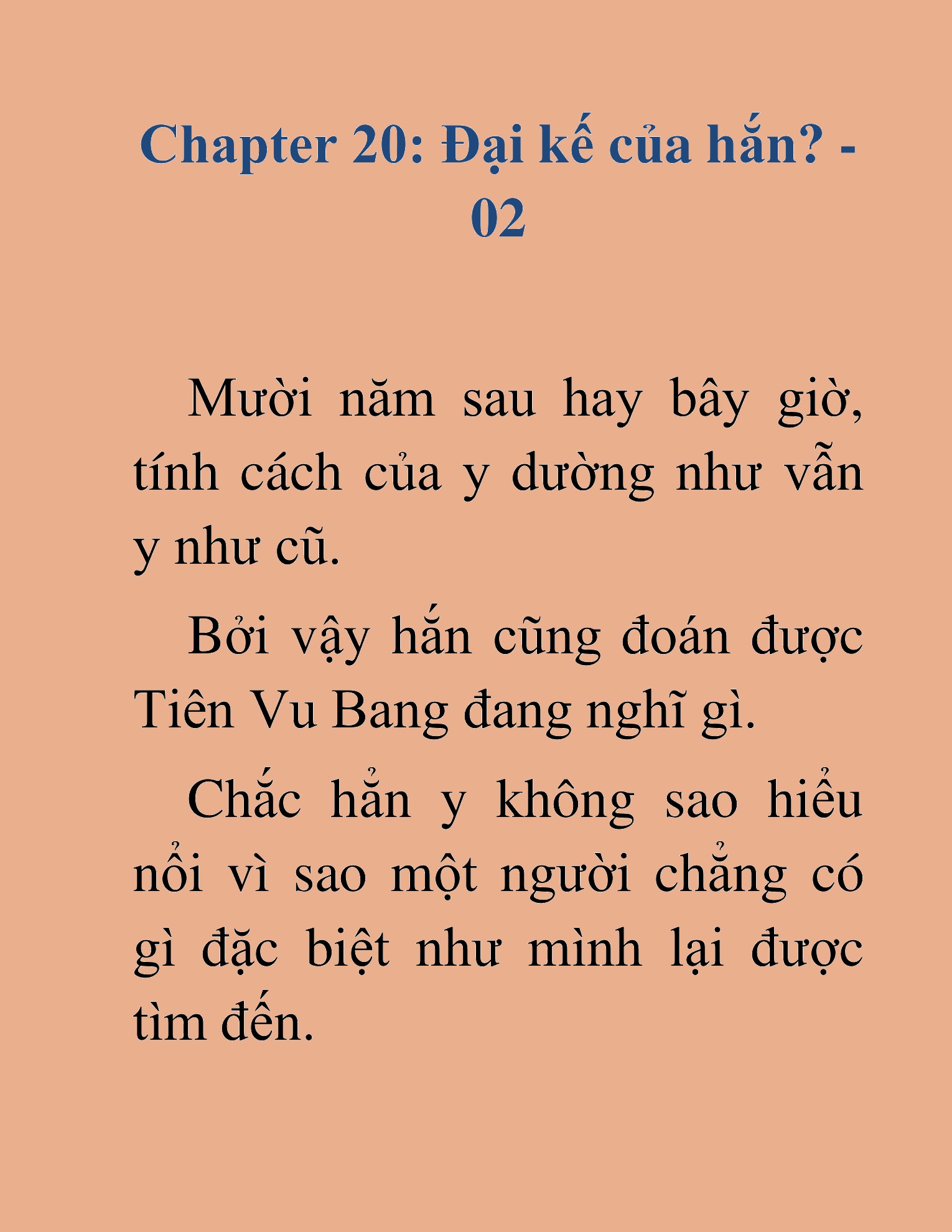Đọc truyện HAT[NOVEL] Kiếm Thần Tái Xuất - Chap 20