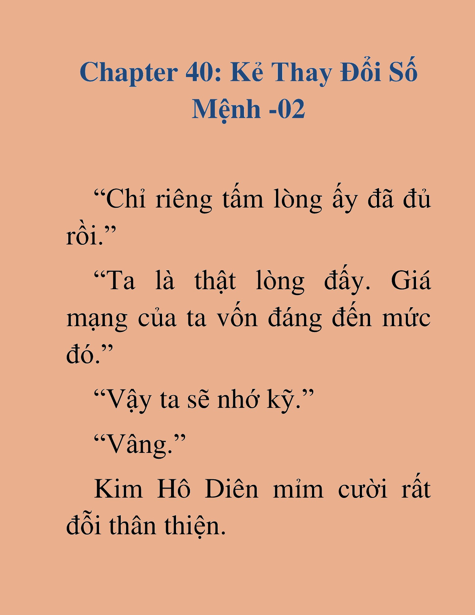 Đọc truyện HAT[NOVEL] Kiếm Thần Tái Xuất - Chap 40