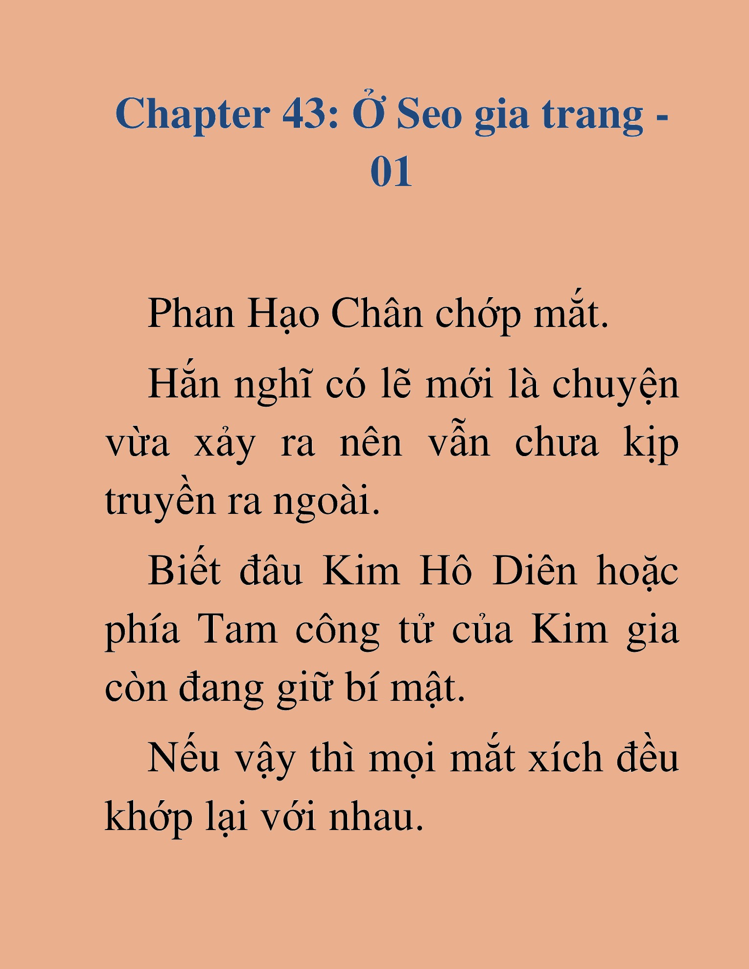 Đọc truyện HAT[NOVEL] Kiếm Thần Tái Xuất - Chap 43