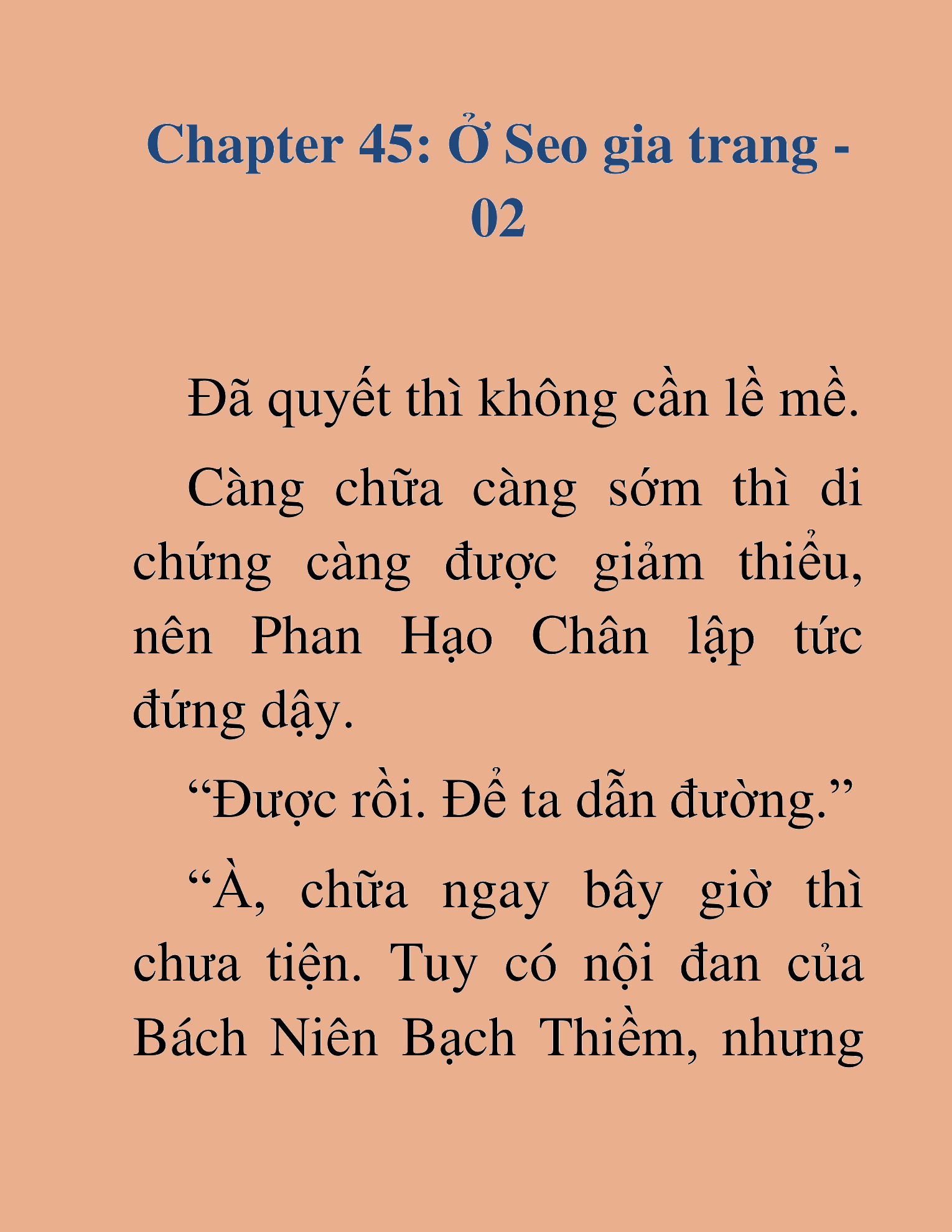 Đọc truyện HAT[NOVEL] Kiếm Thần Tái Xuất - Chap 45