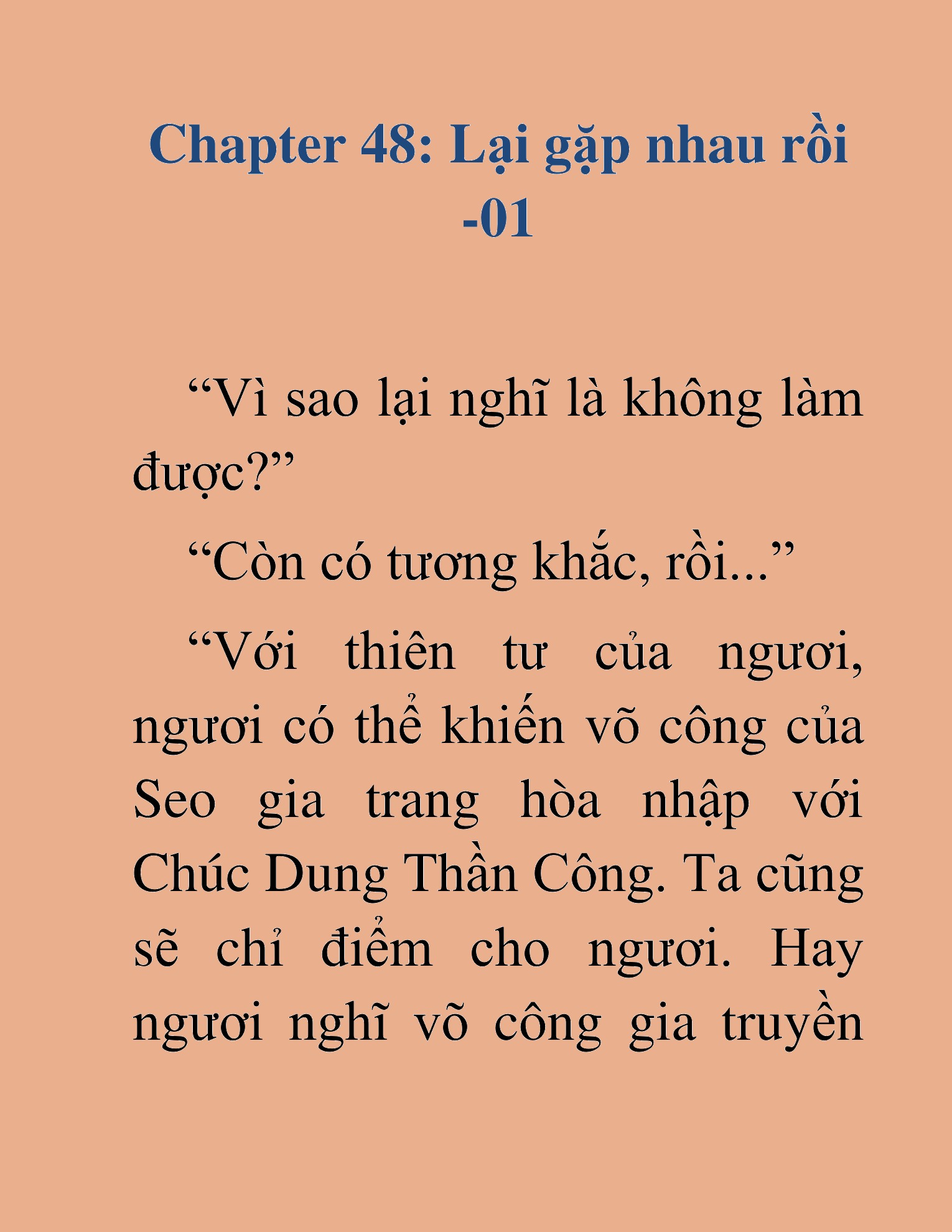 Đọc truyện HAT[NOVEL] Kiếm Thần Tái Xuất - Chap 48