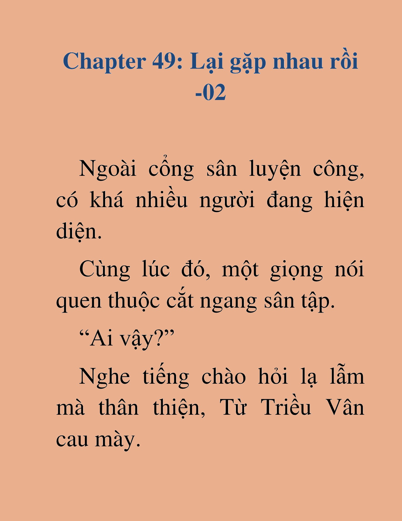 Đọc truyện HAT[NOVEL] Kiếm Thần Tái Xuất - Chap 49