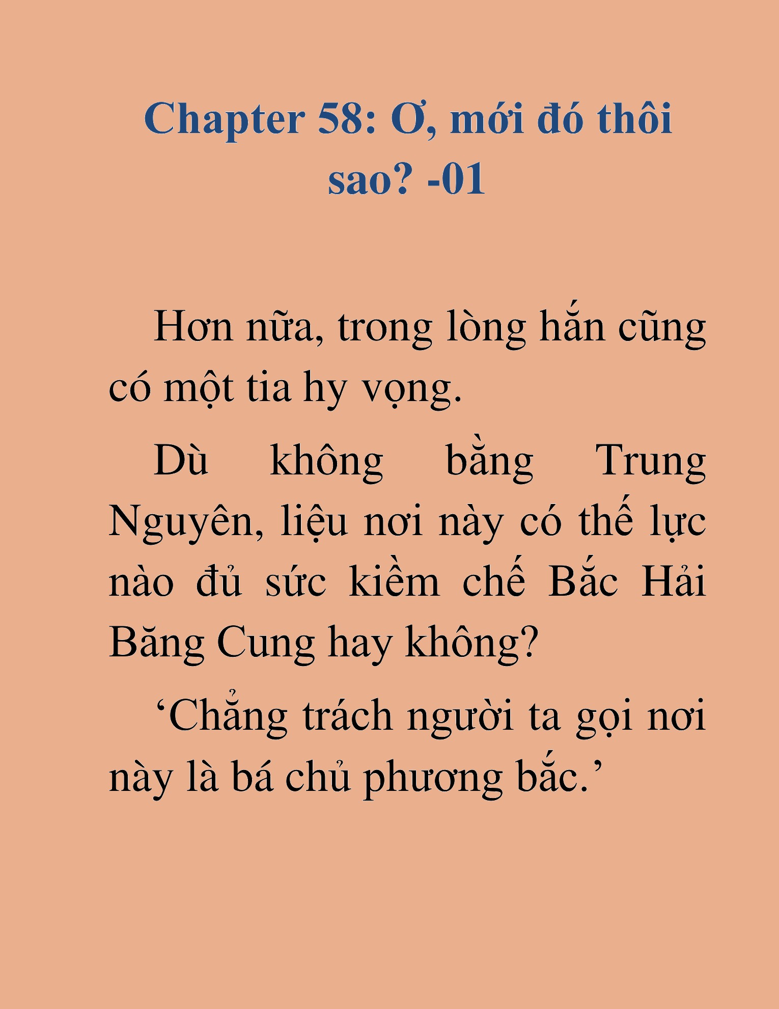 Đọc truyện HAT[NOVEL] Kiếm Thần Tái Xuất - Chap 58
