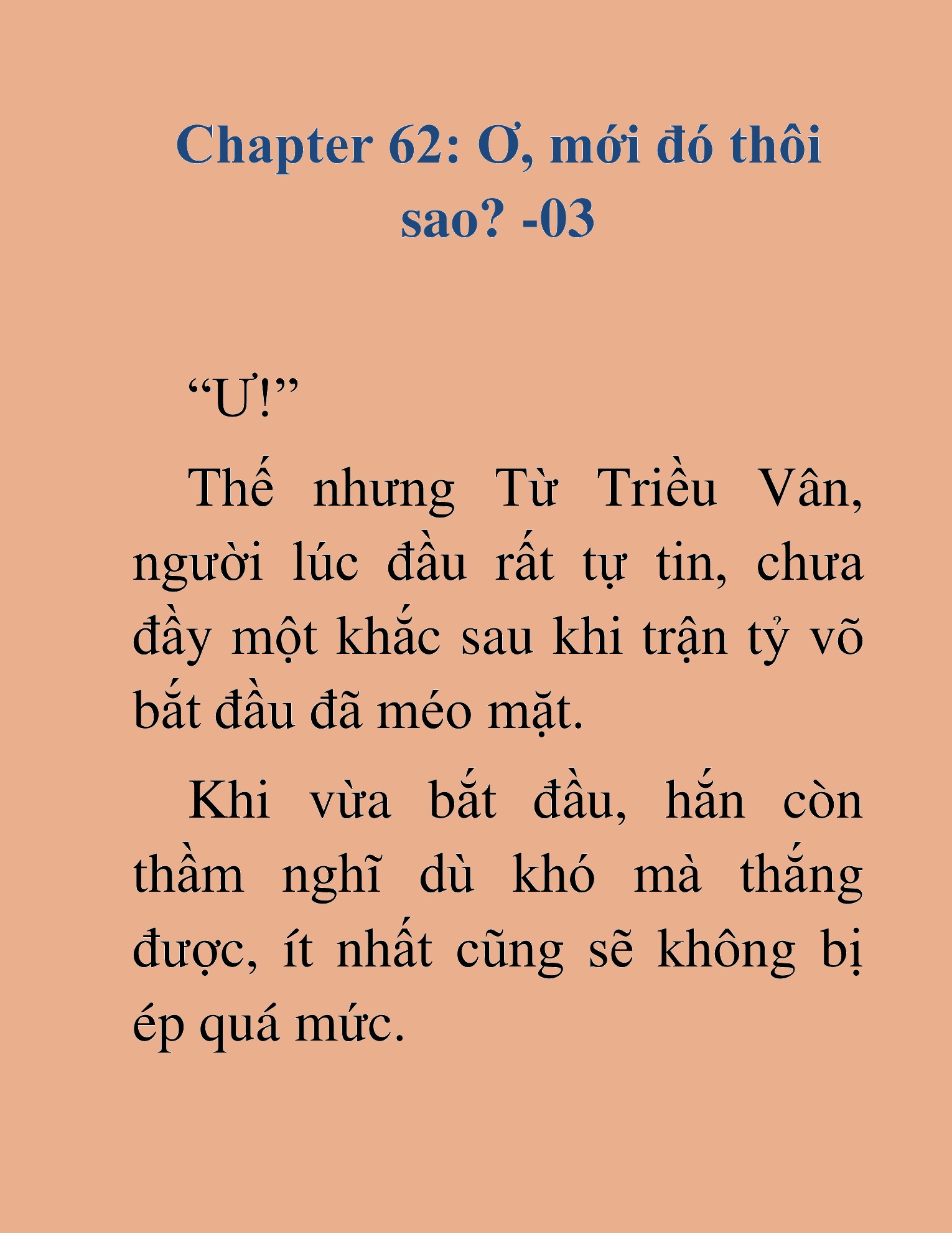 Đọc truyện HAT[NOVEL] Kiếm Thần Tái Xuất - Chap 62
