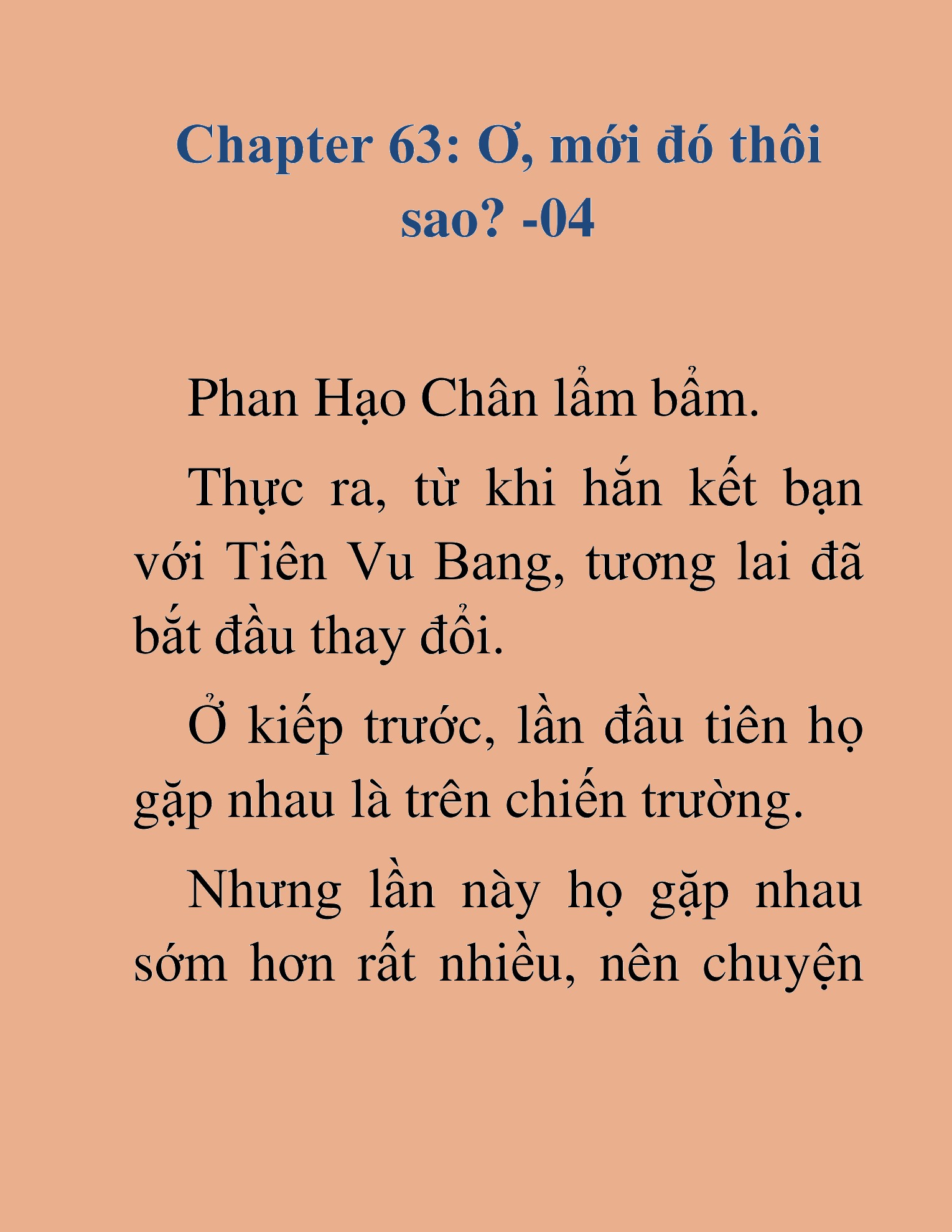 Đọc truyện HAT[NOVEL] Kiếm Thần Tái Xuất - Chap 63