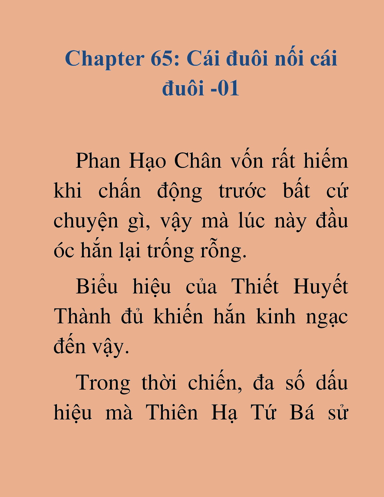Đọc truyện HAT[NOVEL] Kiếm Thần Tái Xuất - Chap 65