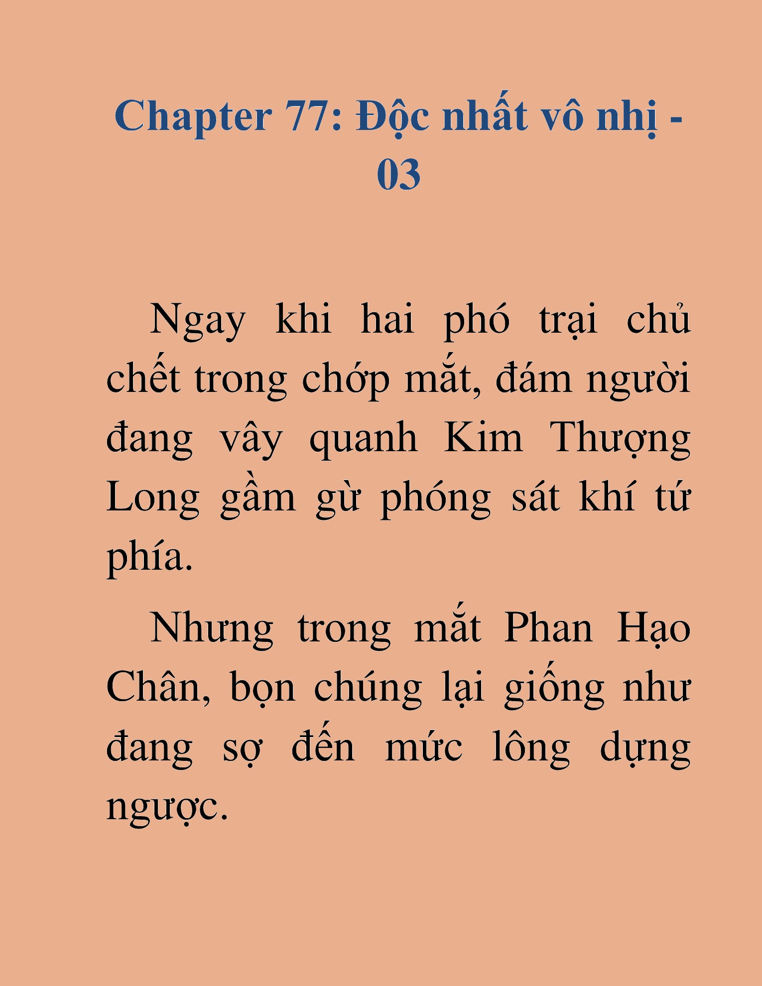 Đọc truyện HAT[NOVEL] Kiếm Thần Tái Xuất - Chap 77