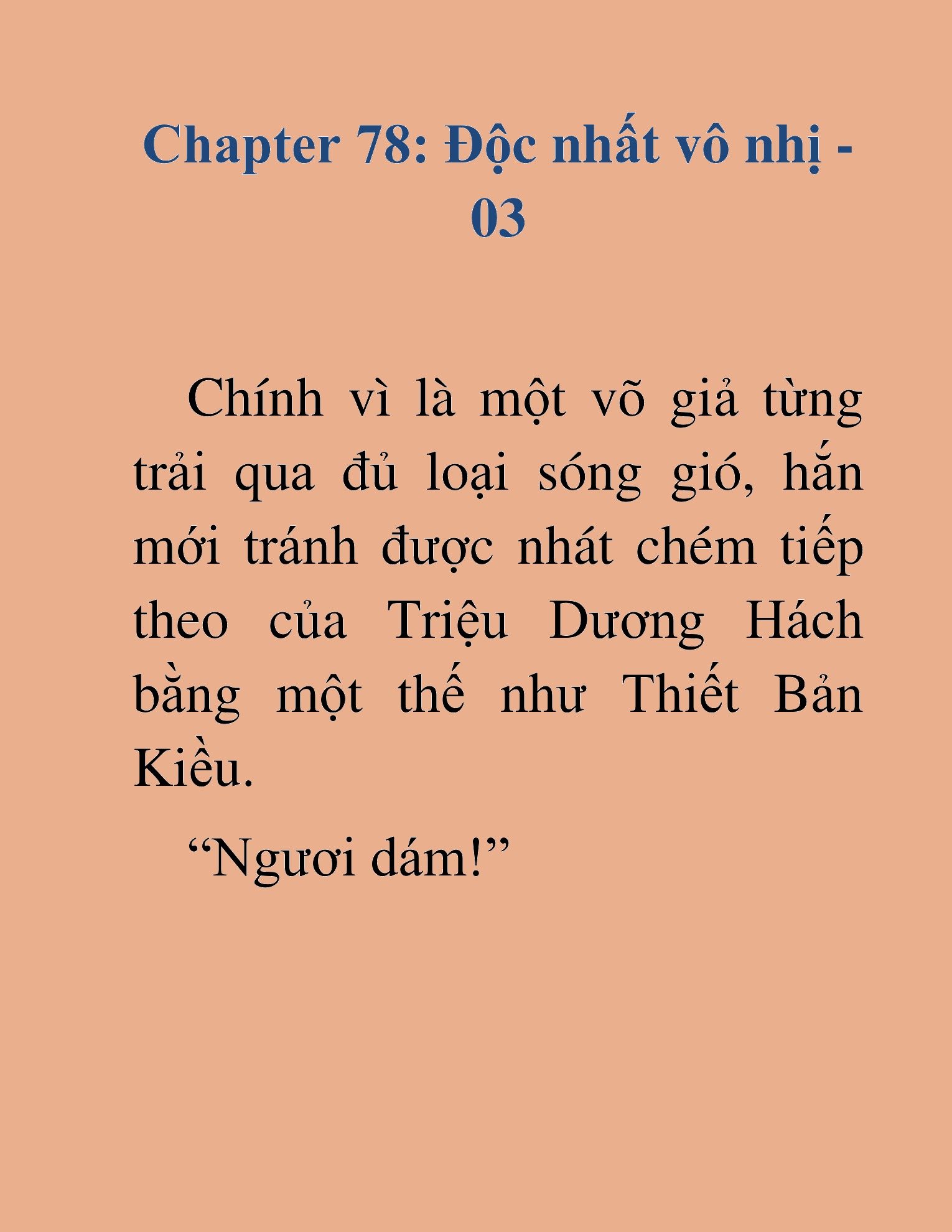 Đọc truyện HAT[NOVEL] Kiếm Thần Tái Xuất - Chap 78