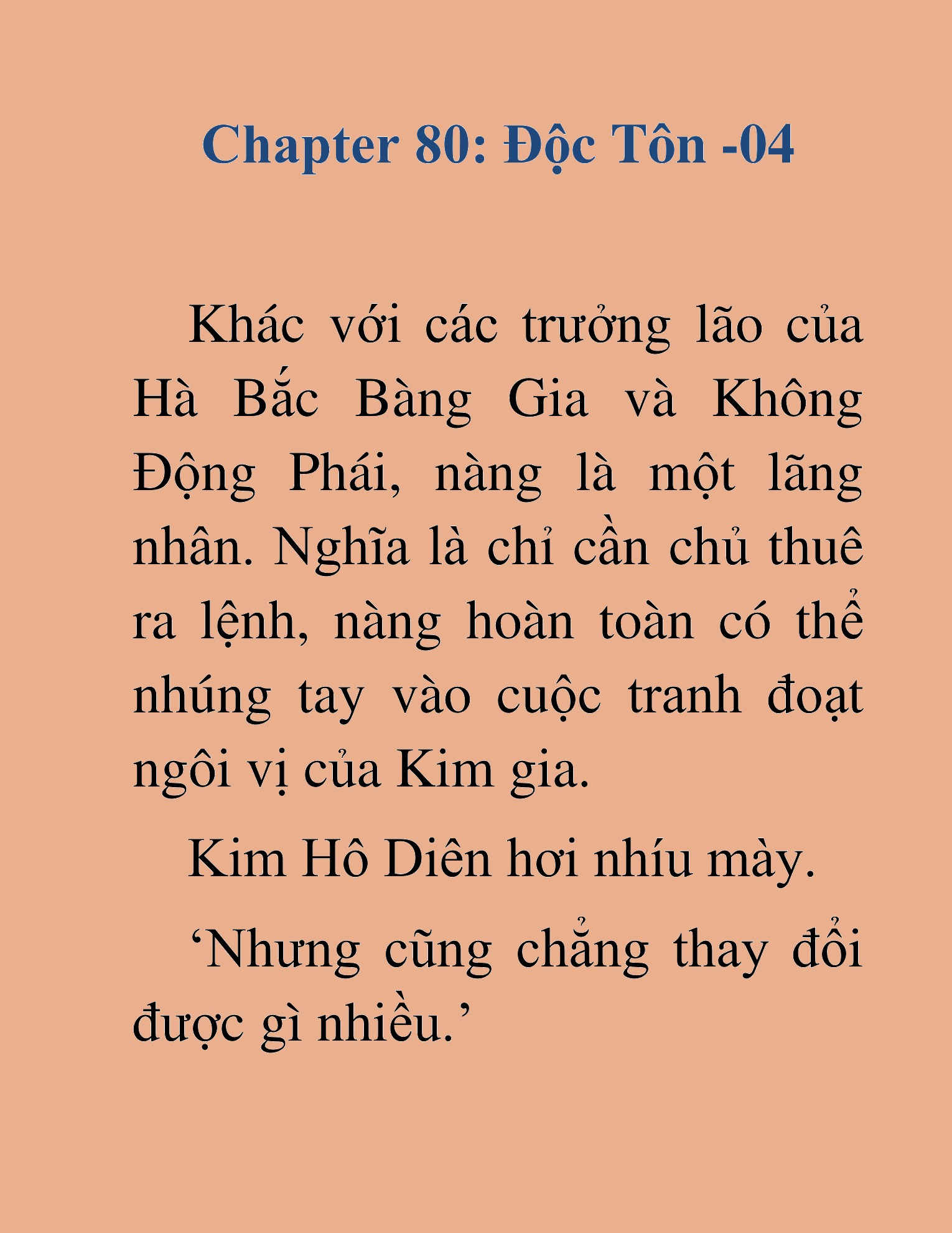 Đọc truyện HAT[NOVEL] Kiếm Thần Tái Xuất - Chap 80