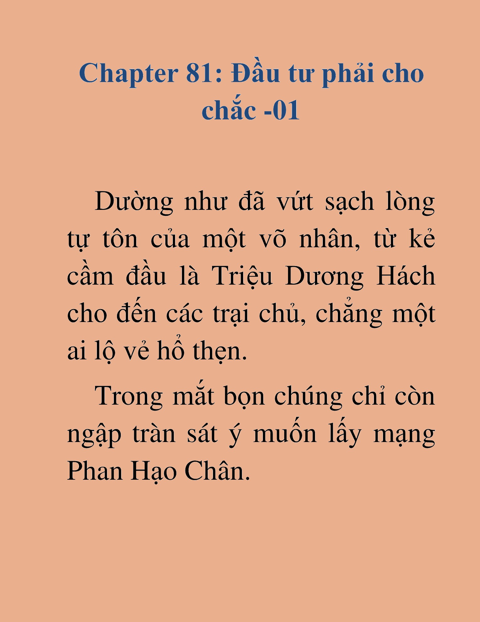 Đọc truyện HAT[NOVEL] Kiếm Thần Tái Xuất - Chap 81