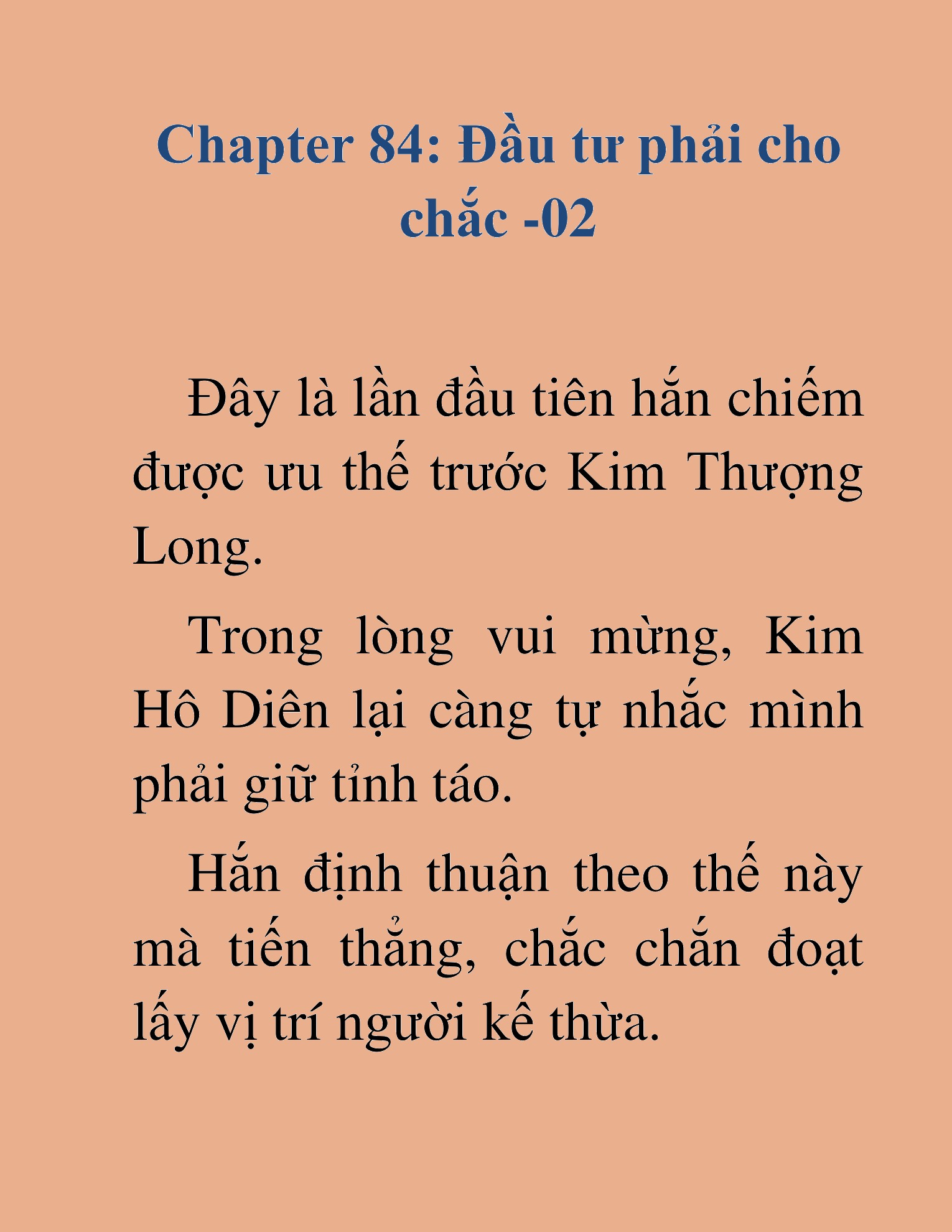 Đọc truyện HAT[NOVEL] Kiếm Thần Tái Xuất - Chap 84