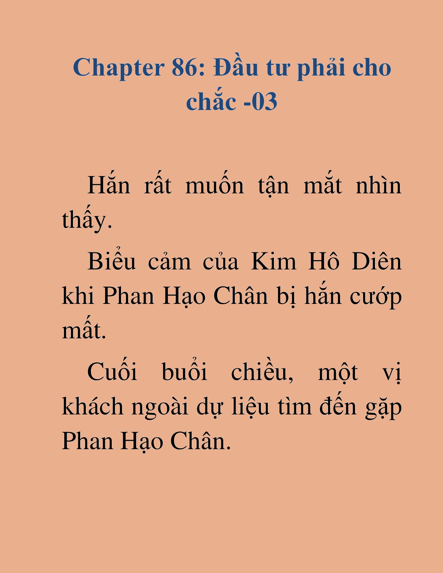 Đọc truyện HAT[NOVEL] Kiếm Thần Tái Xuất - Chap 86