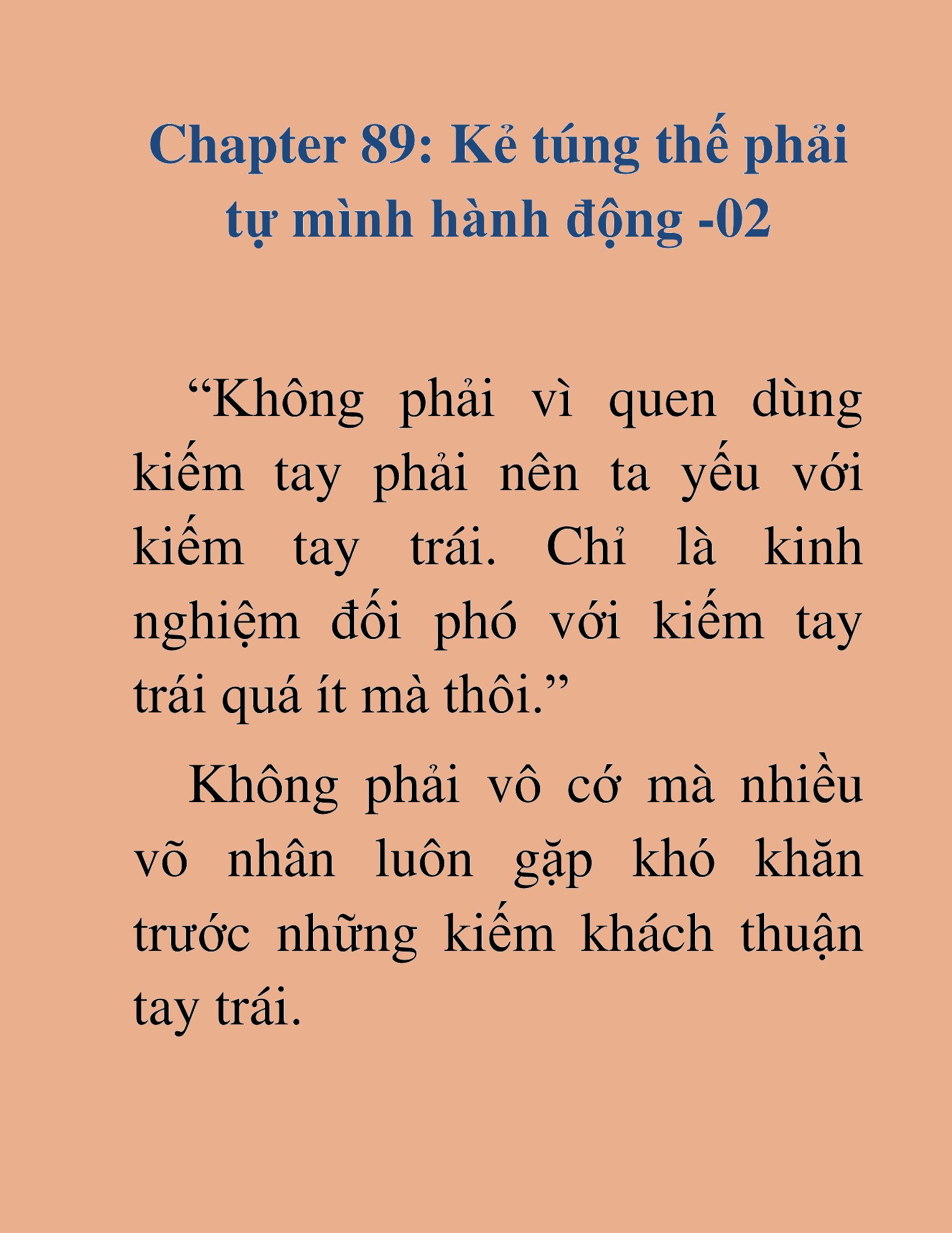 Đọc truyện HAT[NOVEL] Kiếm Thần Tái Xuất - Chap 89