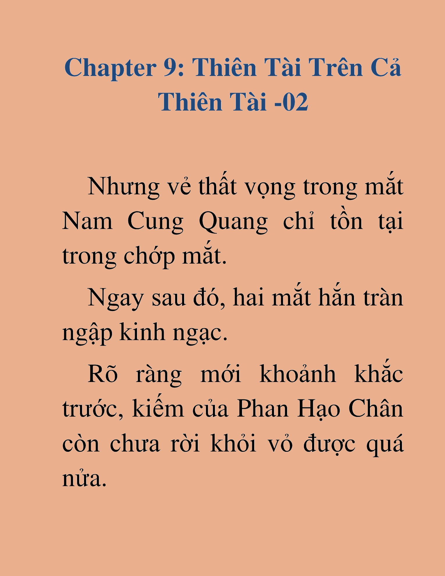 Đọc truyện HAT[NOVEL] Kiếm Thần Tái Xuất - Chap 9
