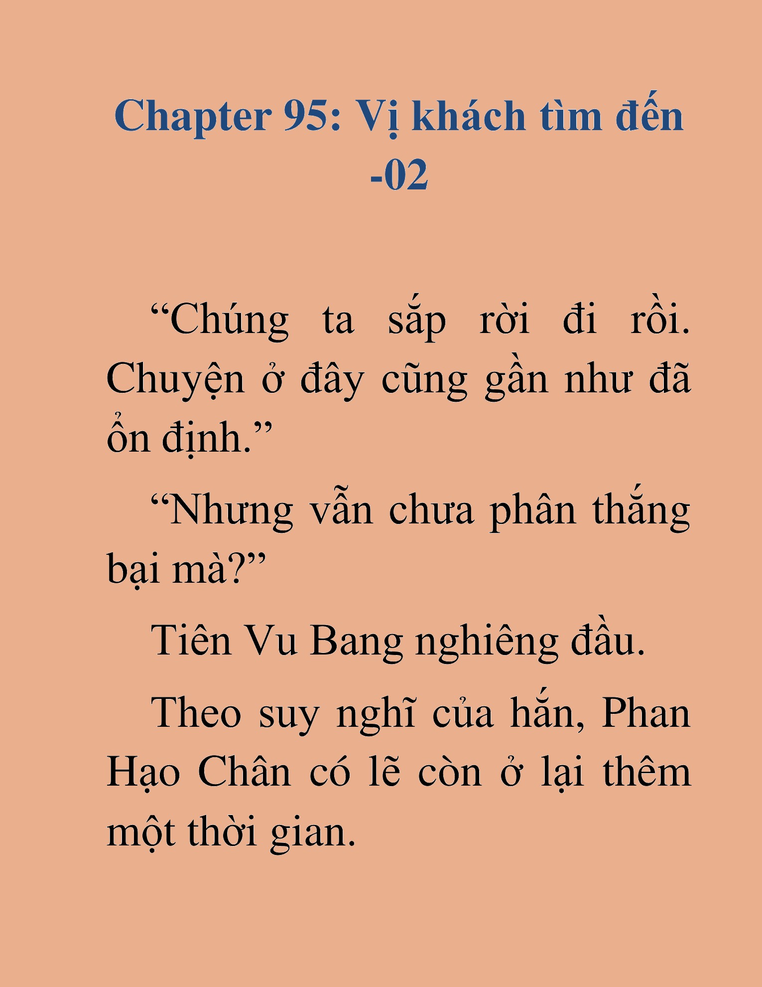 Đọc truyện HAT[NOVEL] Kiếm Thần Tái Xuất - Chap 95