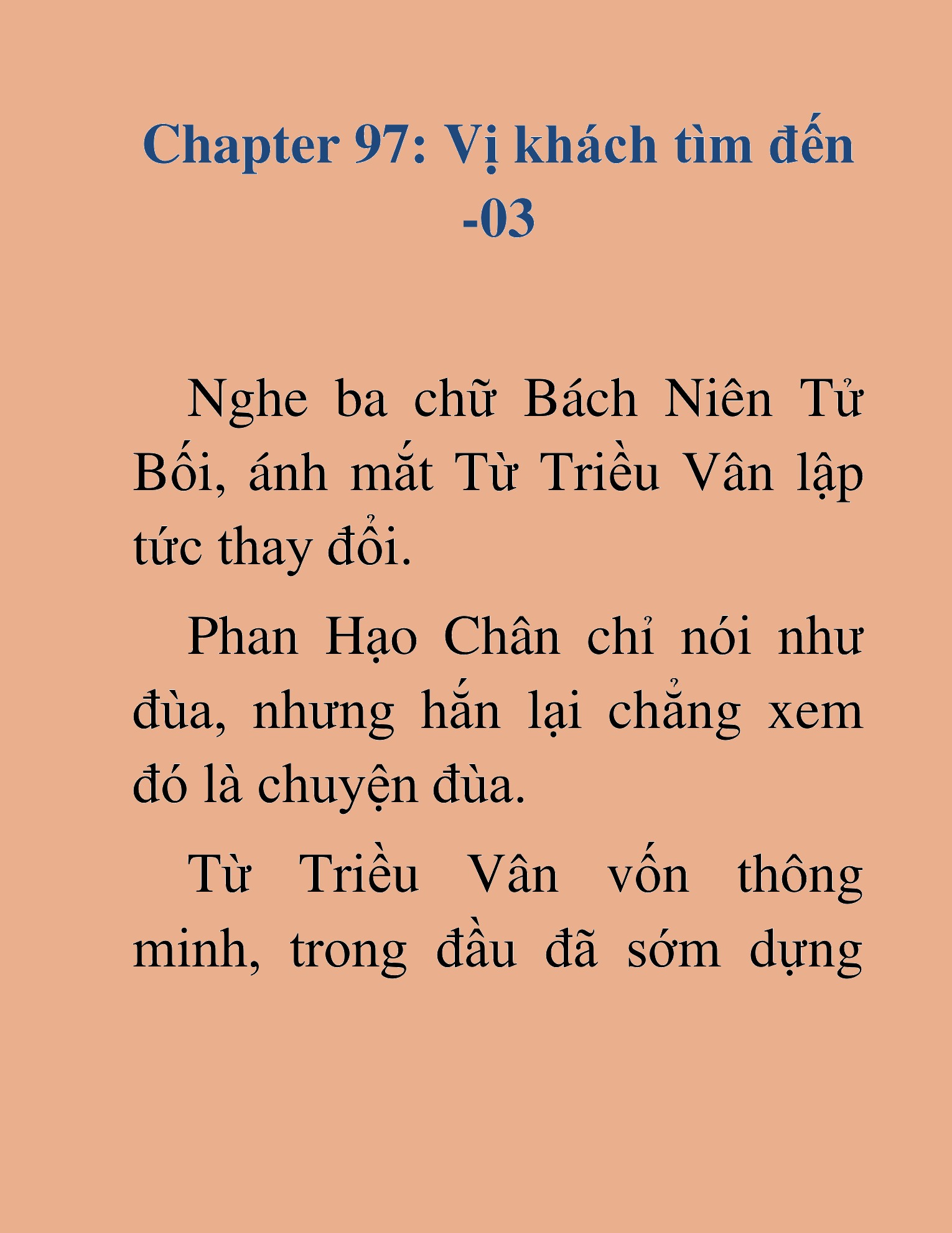 Đọc truyện HAT[NOVEL] Kiếm Thần Tái Xuất - Chap 97