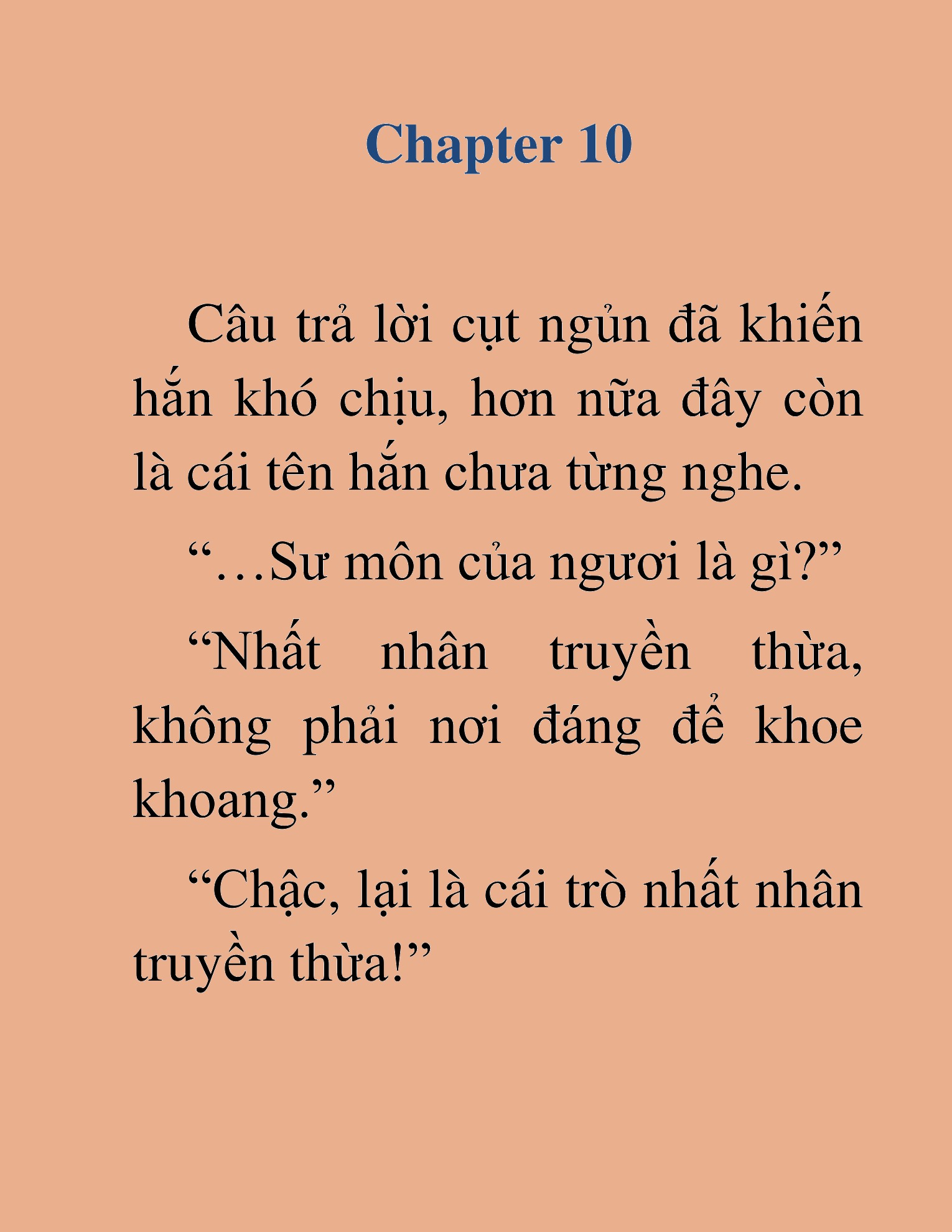 Đọc truyện HAT[NOVEL] Lão Kiếm Khách Hồi Xuân Muốn Đi Học - Chap 10