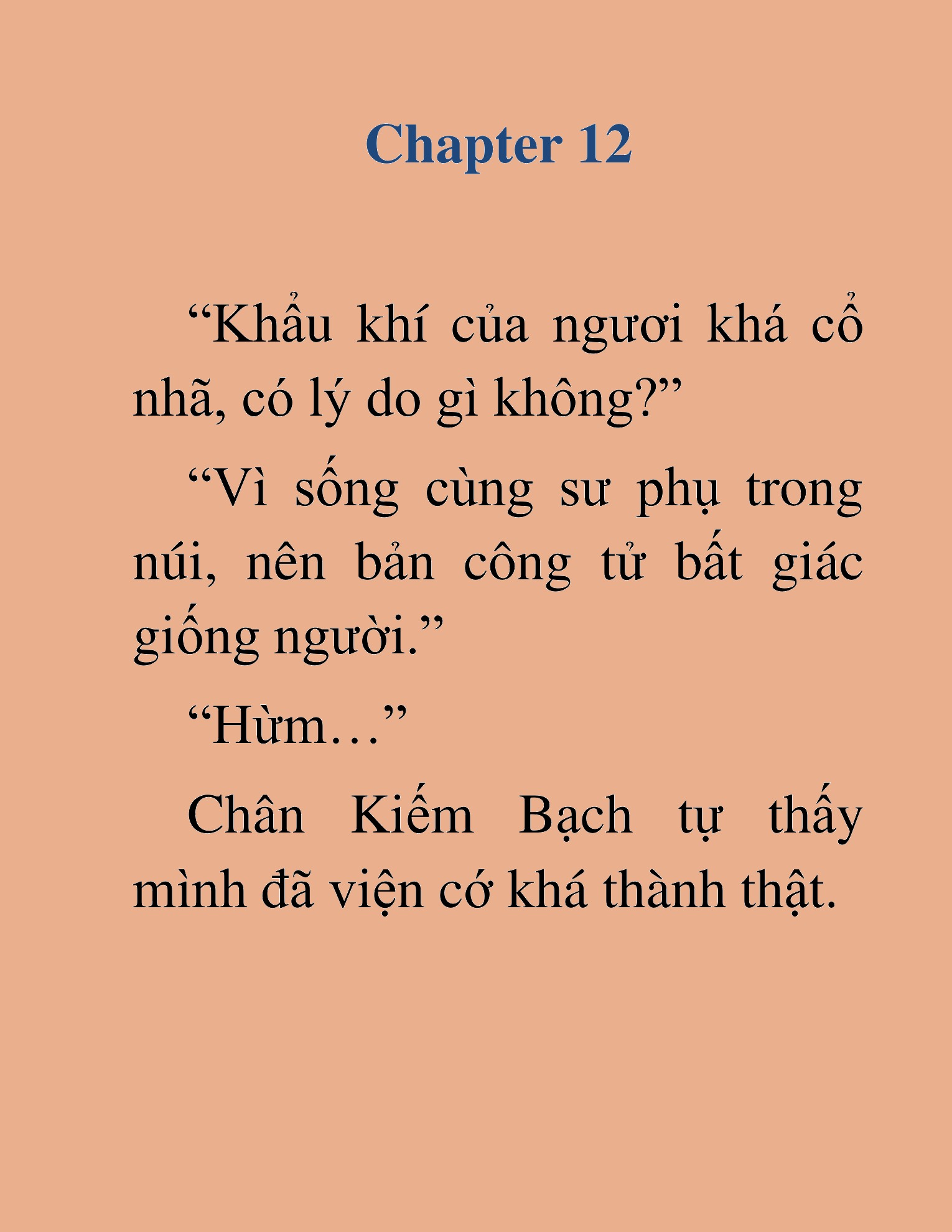 Đọc truyện HAT[NOVEL] Lão Kiếm Khách Hồi Xuân Muốn Đi Học - Chap 12