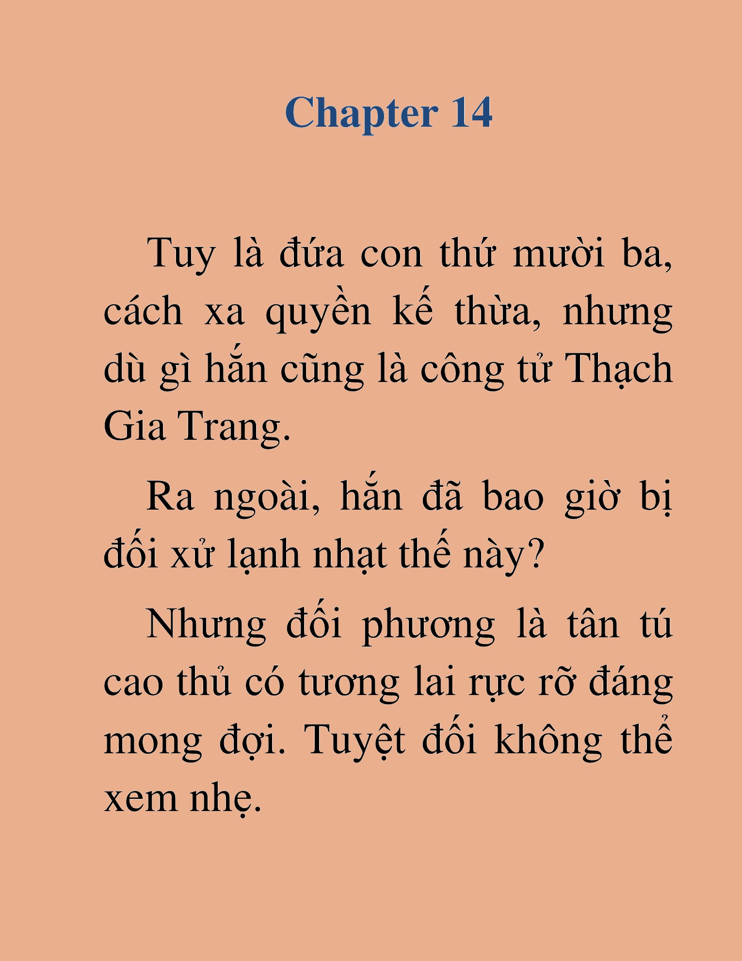 Đọc truyện HAT[NOVEL] Lão Kiếm Khách Hồi Xuân Muốn Đi Học - Chap 14