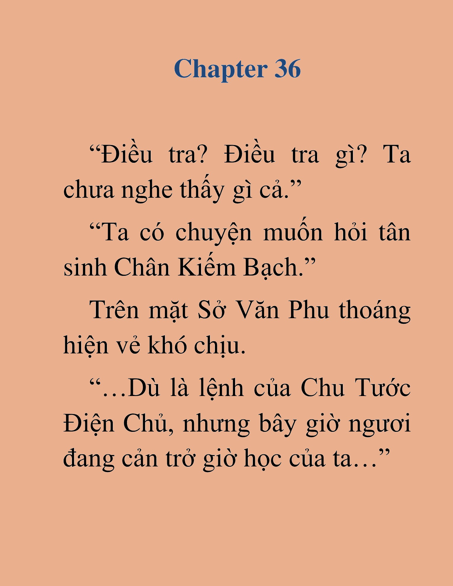 Đọc truyện HAT[NOVEL] Lão Kiếm Khách Hồi Xuân Muốn Đi Học - Chap 36