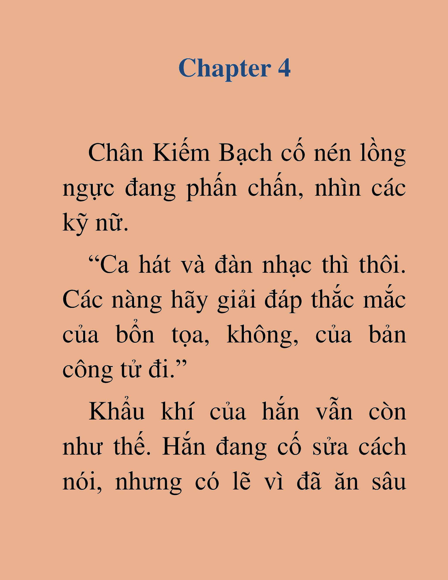 Đọc truyện HAT[NOVEL] Lão Kiếm Khách Hồi Xuân Muốn Đi Học - Chap 4