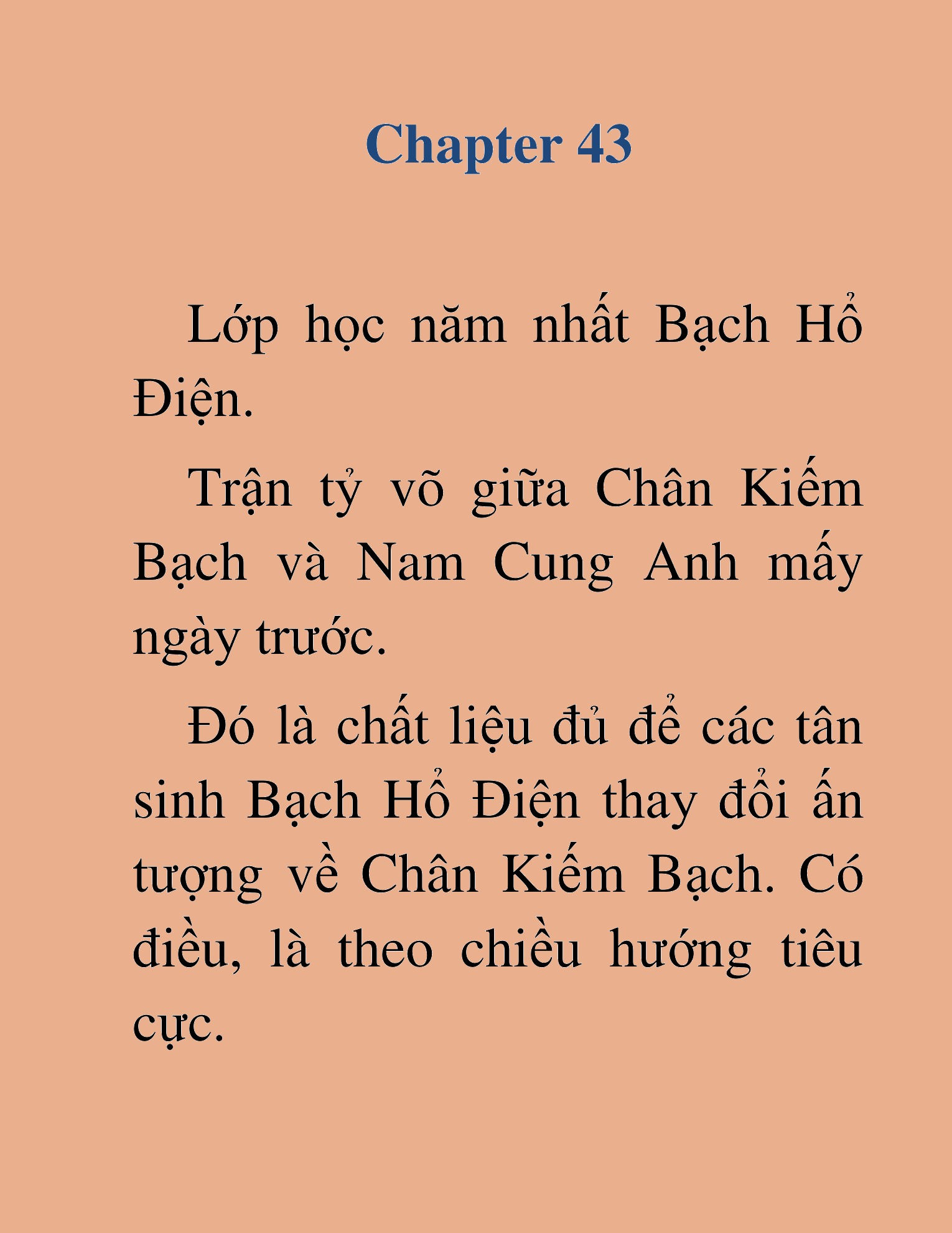 Đọc truyện HAT[NOVEL] Lão Kiếm Khách Hồi Xuân Muốn Đi Học - Chap 43