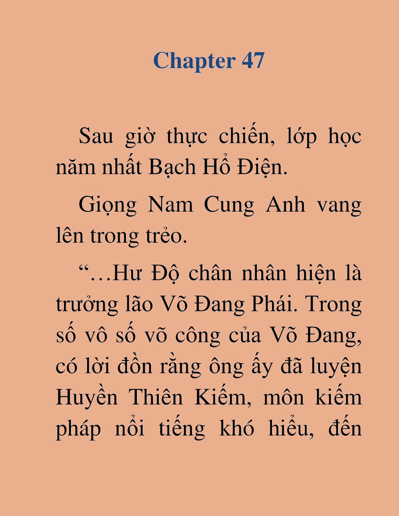 Đọc truyện HAT[NOVEL] Lão Kiếm Khách Hồi Xuân Muốn Đi Học - Chap 47
