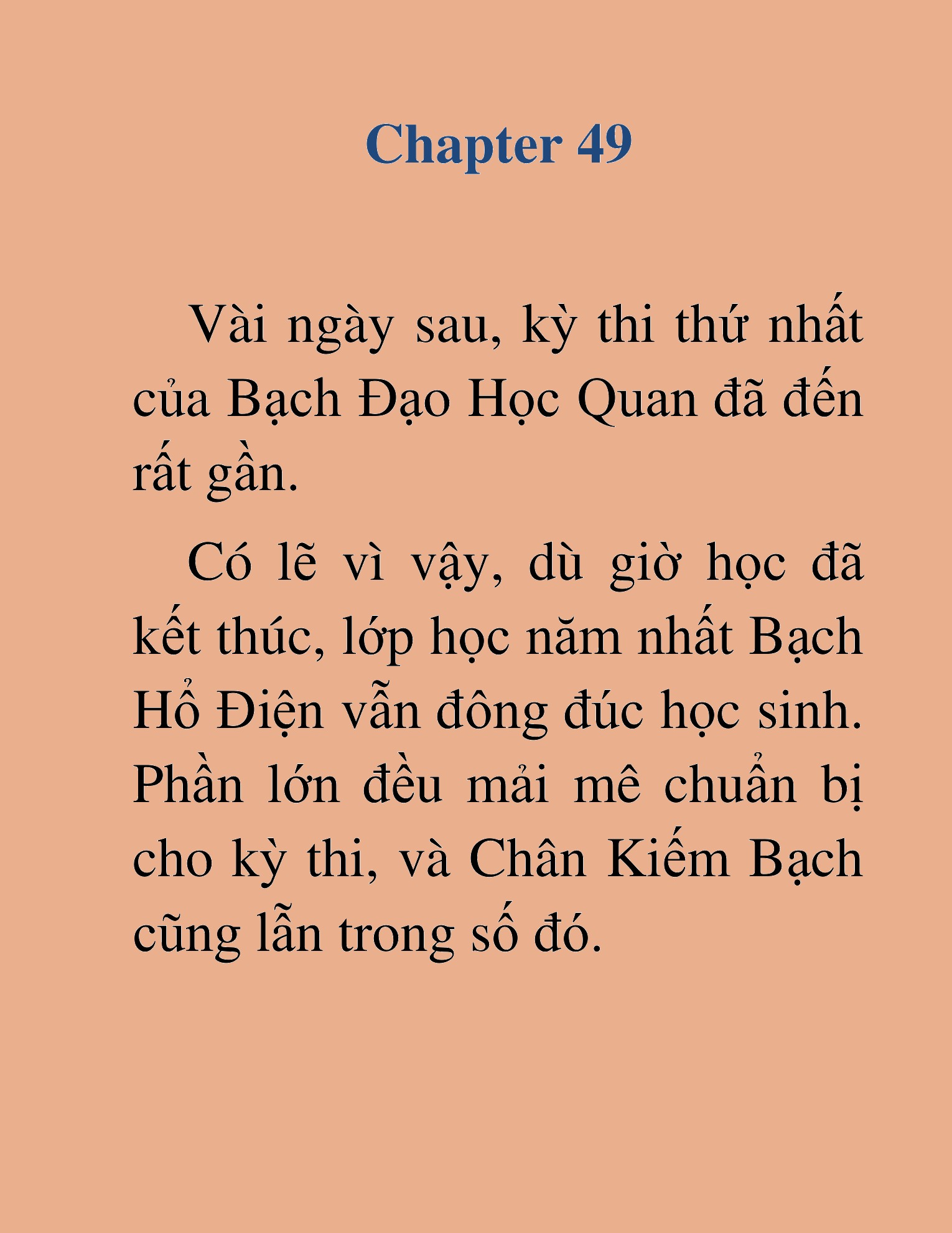 Đọc truyện HAT[NOVEL] Lão Kiếm Khách Hồi Xuân Muốn Đi Học - Chap 49