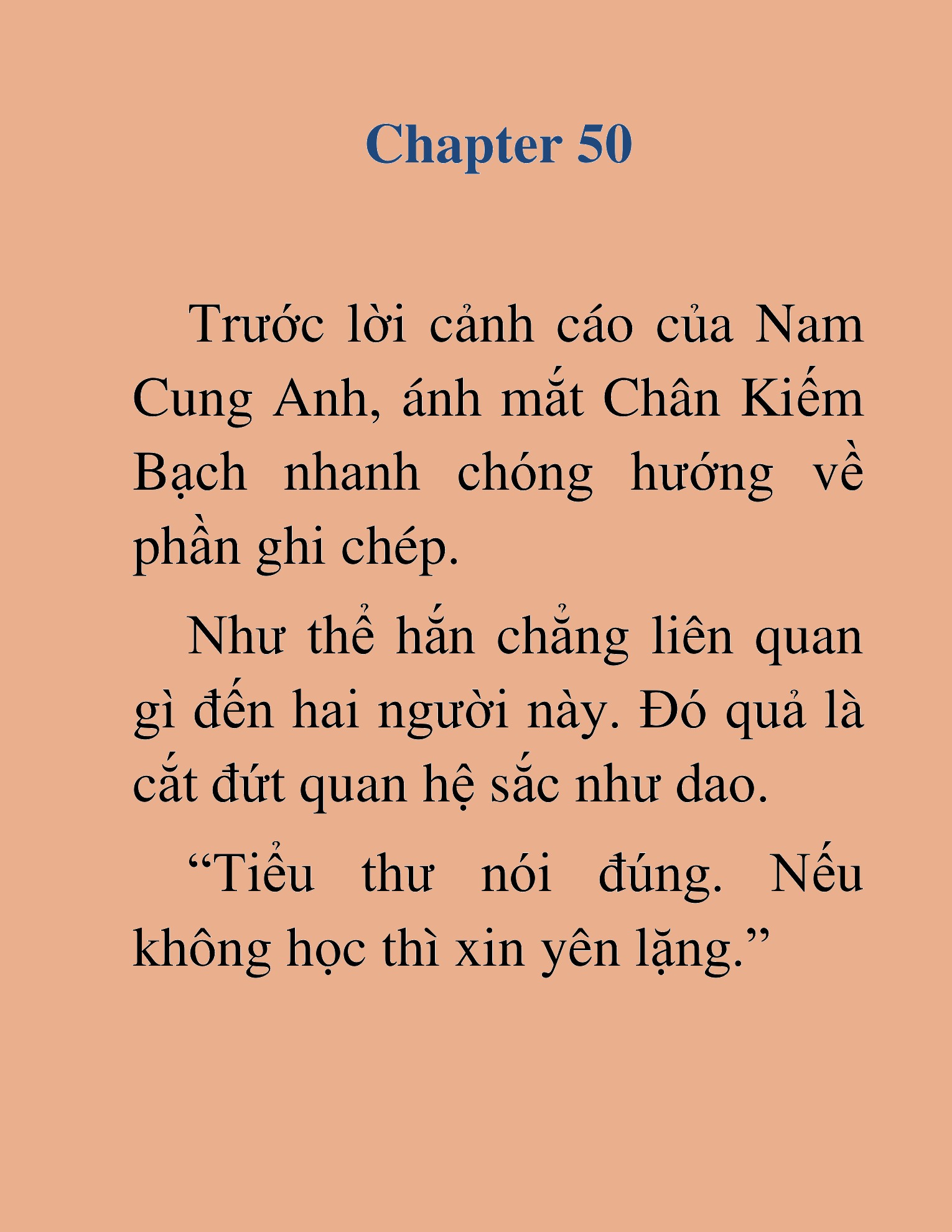 Đọc truyện HAT[NOVEL] Lão Kiếm Khách Hồi Xuân Muốn Đi Học - Chap 50