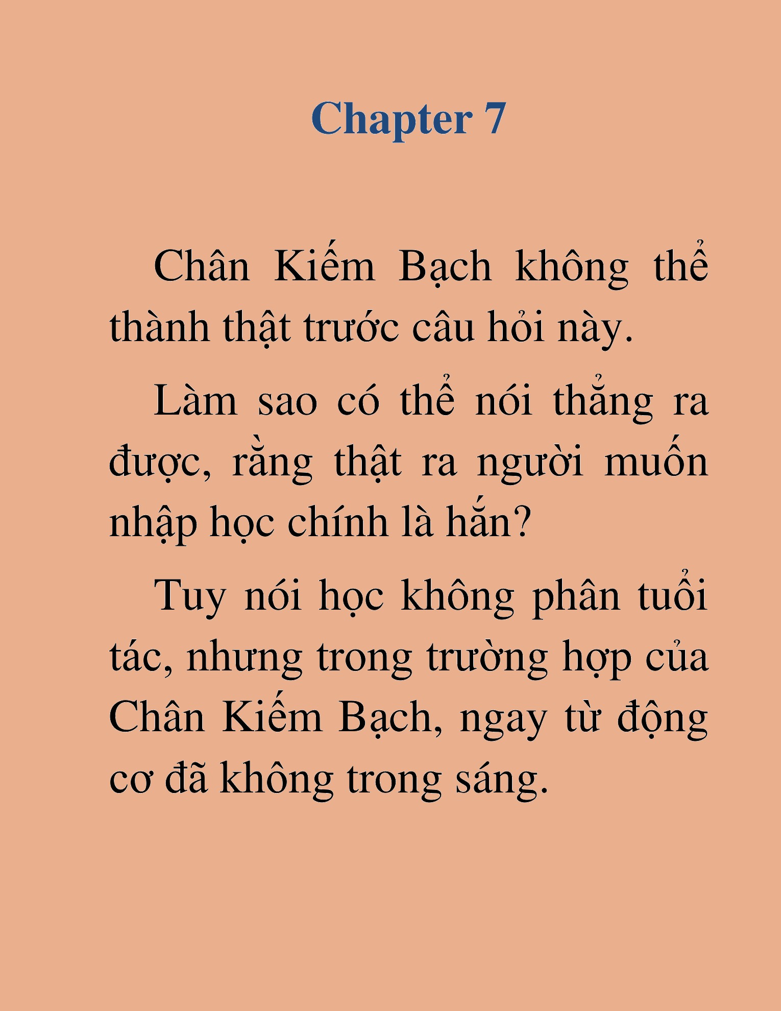Đọc truyện HAT[NOVEL] Lão Kiếm Khách Hồi Xuân Muốn Đi Học - Chap 7