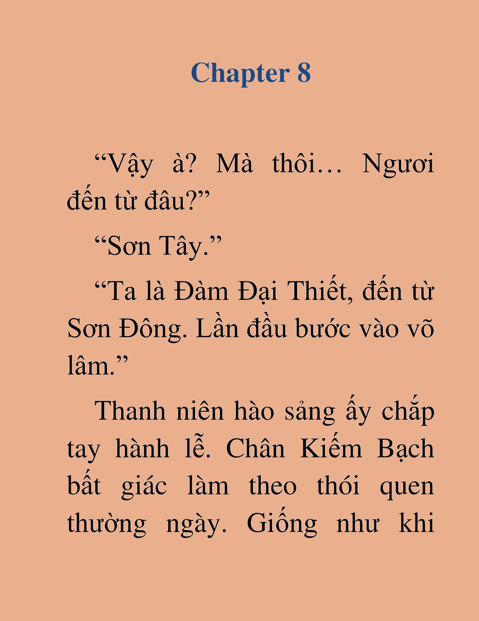 Đọc truyện HAT[NOVEL] Lão Kiếm Khách Hồi Xuân Muốn Đi Học - Chap 8