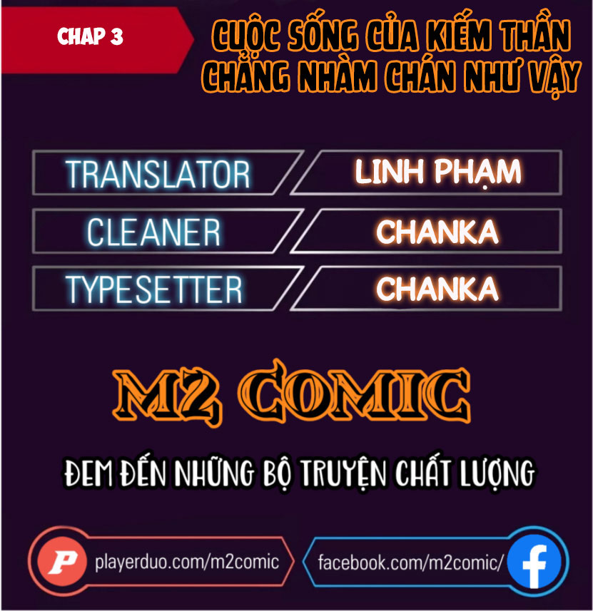 Đọc truyện [M2 Comic] Cuộc sống của thần kiếm chẳng nhàm chán như vậy đâu - Chap 3
