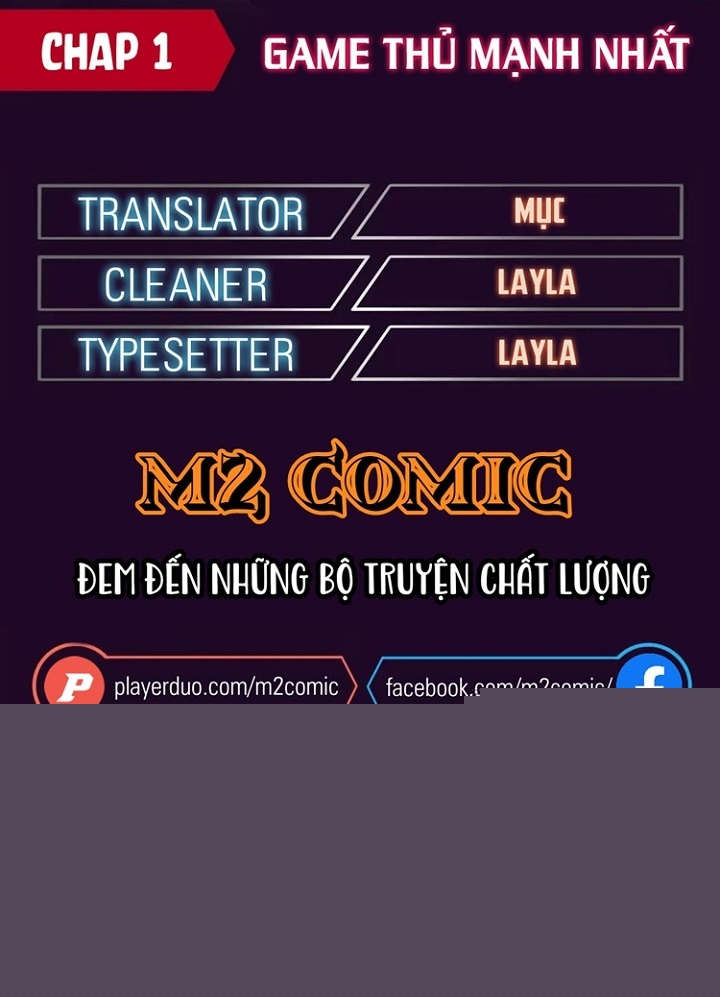 Đọc truyện [M2 Comic] Game Thủ Mạnh Nhất - Chap 1