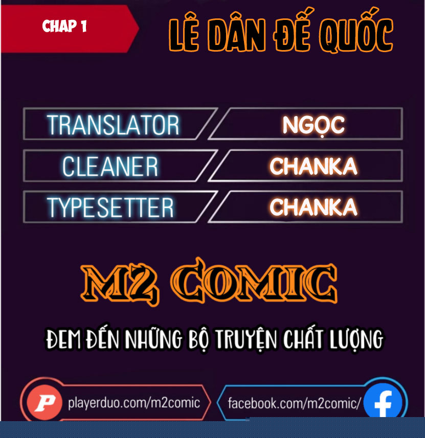 Đọc truyện [M2 Comic] Lê dân đế quốc - Chap 1
