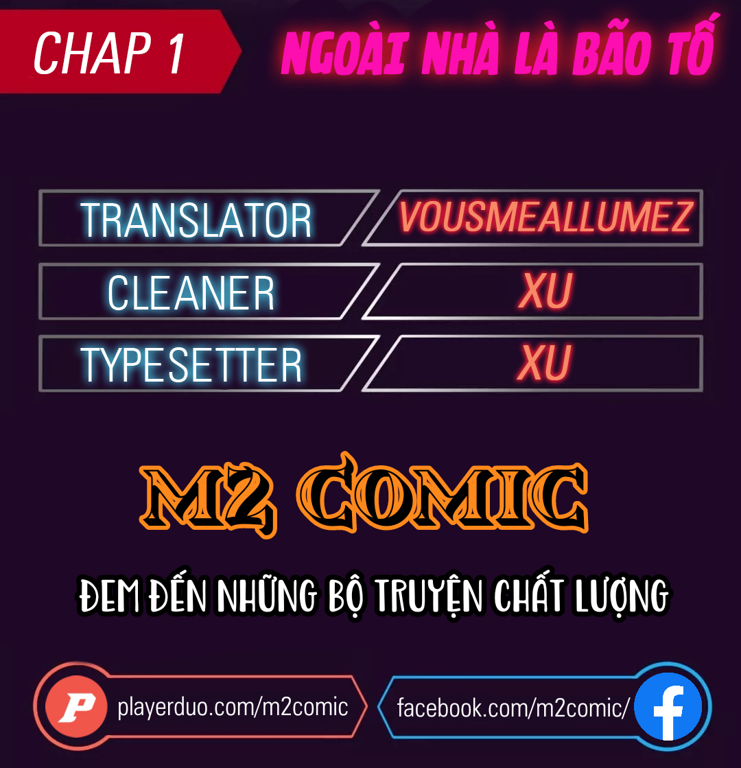 Đọc truyện [M2 Comic] Ngoài nhà là bão tố - Chap 1