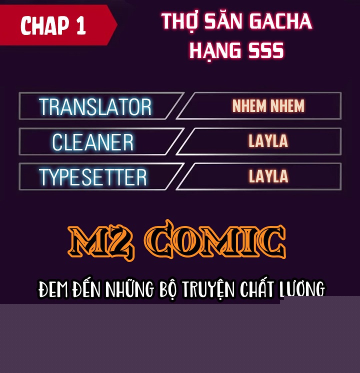 Đọc truyện [M2 Comic] Thợ Săn Gacha Hạng SSS - Chap 1