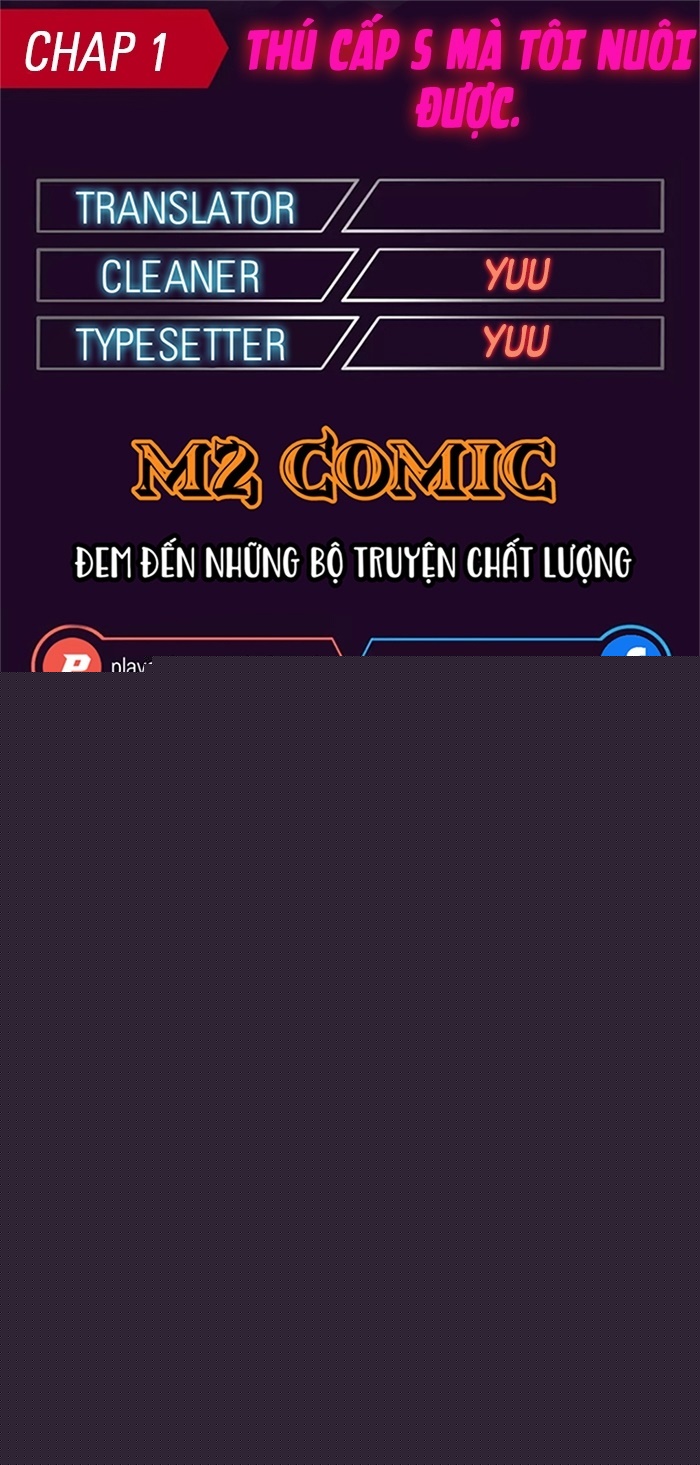 Đọc truyện [M2 Comic] Thú Cấp S Mà Tôi Nuôi Được - Chap 1