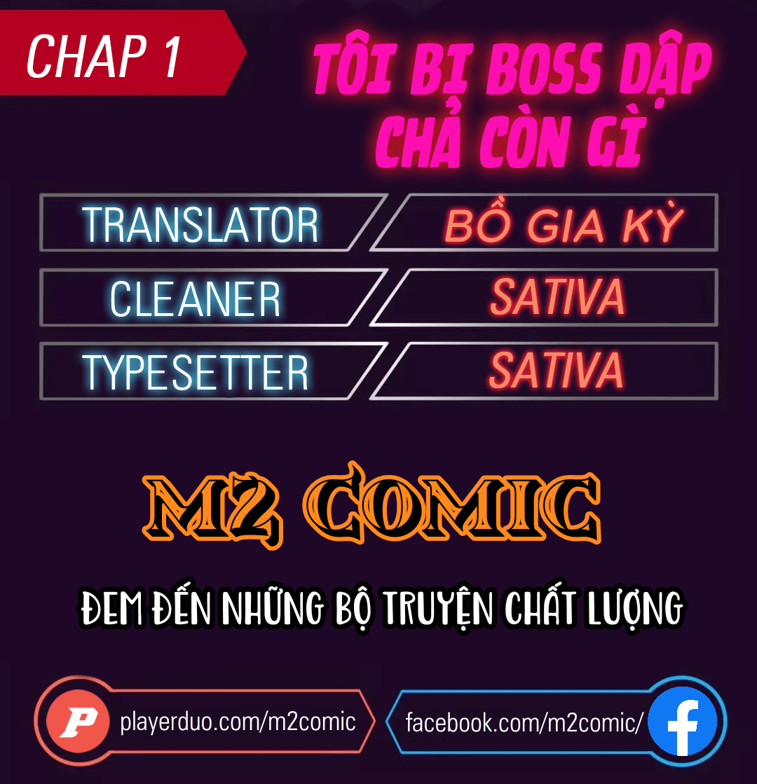 Đọc truyện Tôi bị Boss dập chả còn gì - Chap 1