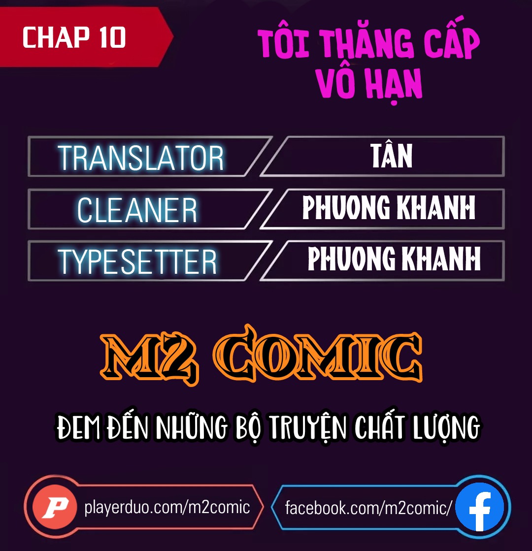 Đọc truyện [M2 Comic] Tôi thăng cấp vô hạn - Chap 10