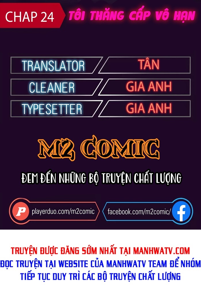 Đọc truyện [M2 Comic] Tôi thăng cấp vô hạn - Chap 24