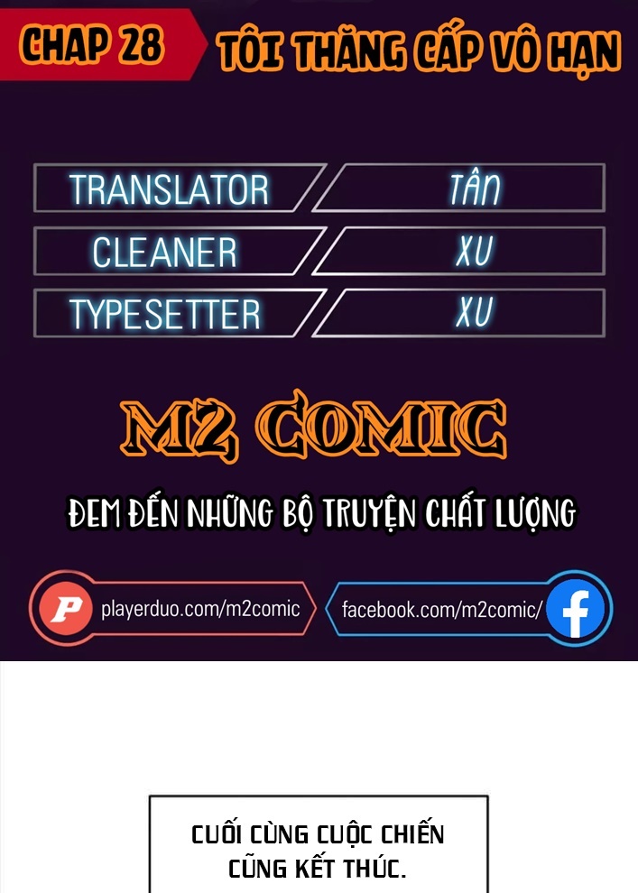 Đọc truyện [M2 Comic] Tôi thăng cấp vô hạn - Chap 28