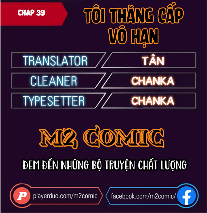 Đọc truyện [M2 Comic] Tôi thăng cấp vô hạn - Chap 39
