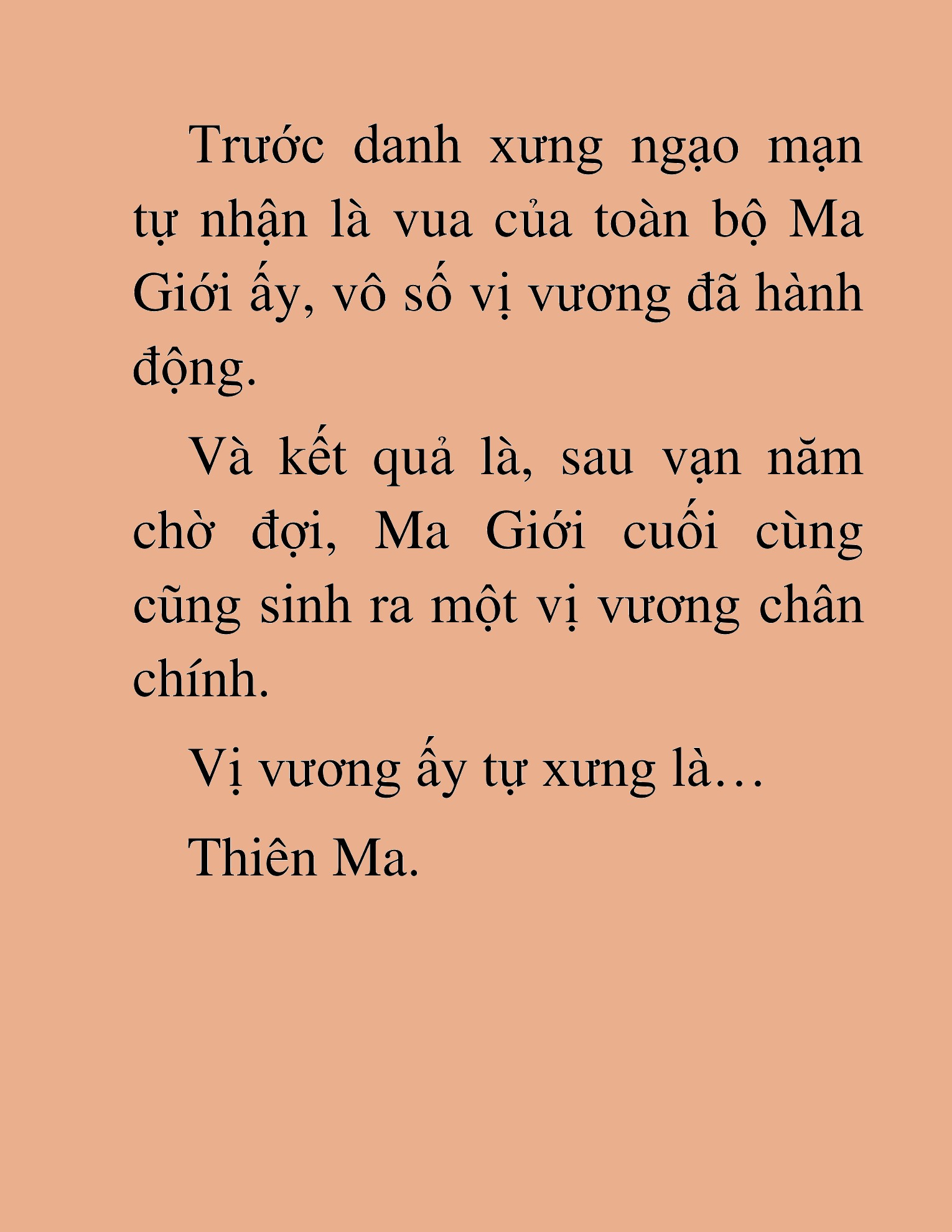 Đọc truyện HAT[NOVEL] Ma Đế Hồi Quy - Chap 1