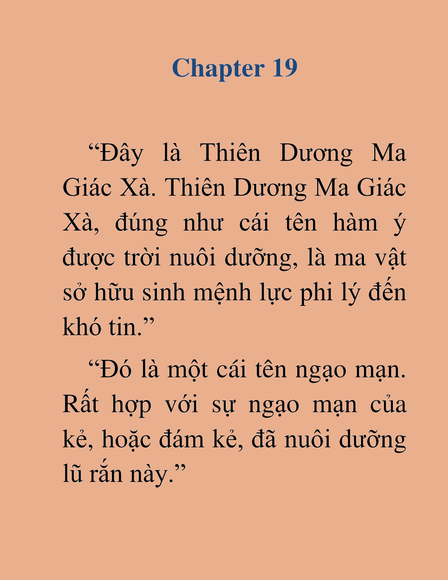 Đọc truyện HAT[NOVEL] Ma Đế Hồi Quy - Chap 19